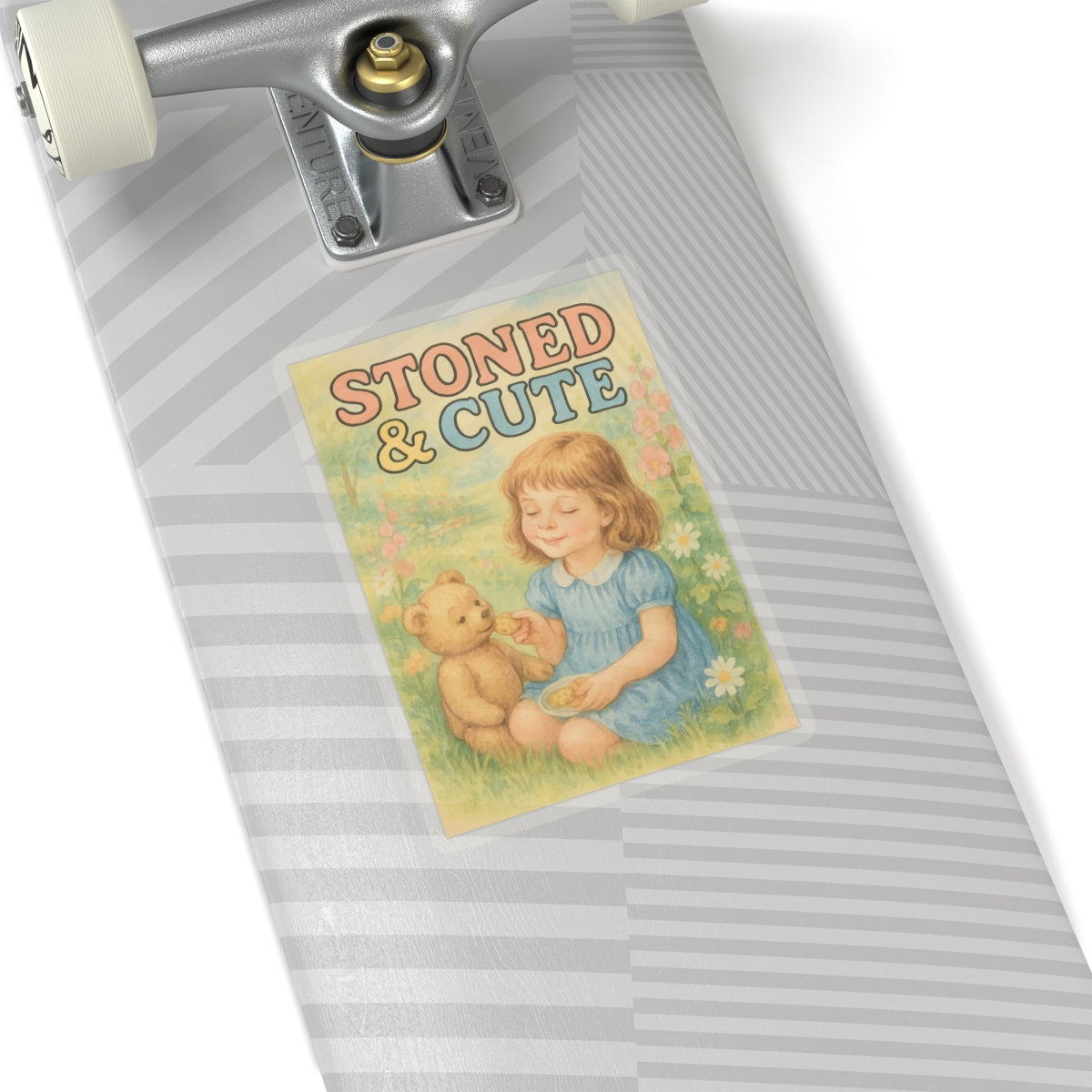 Stoned & Cute Sticker