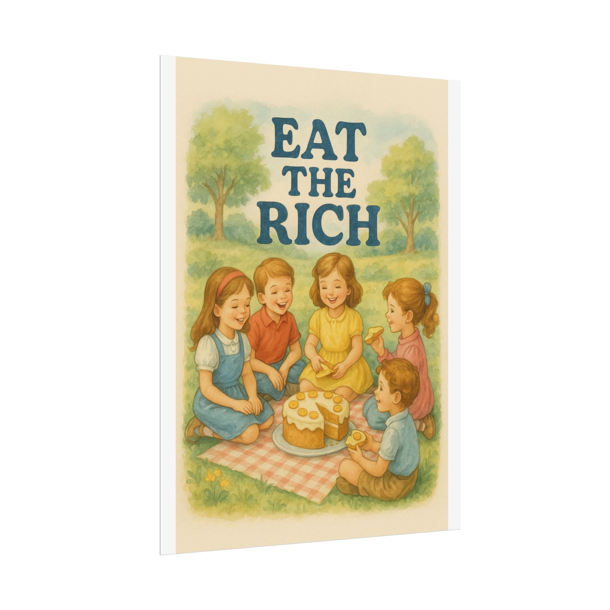 Eat The Rich Poster 6" x 8"