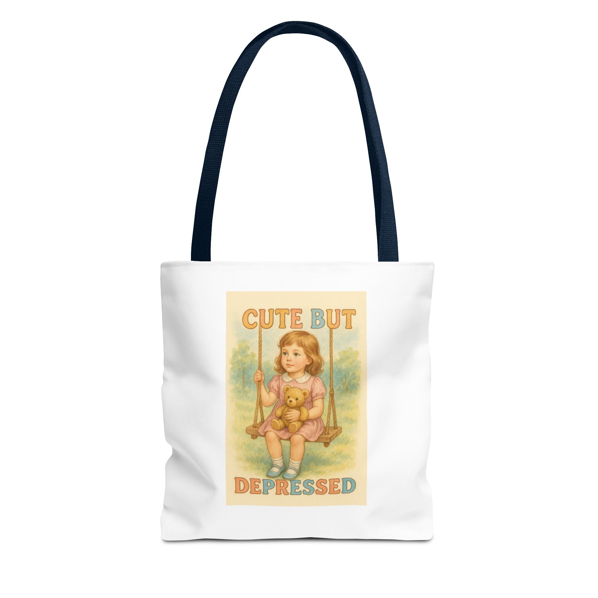 Cute But Depressed & Candy Chaos - Tote Bag  Fun Eco-Friendly Shoulder Bag