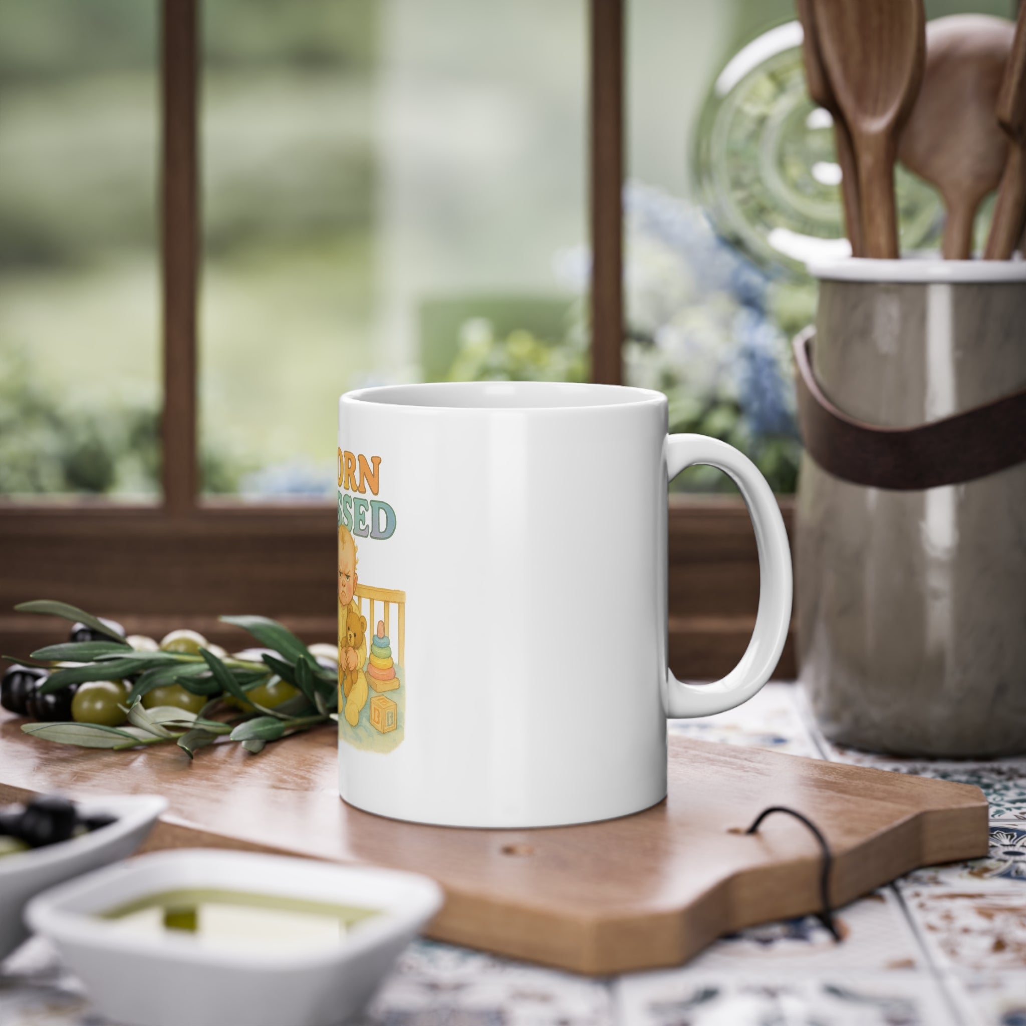 Born Pissed Funny Mug