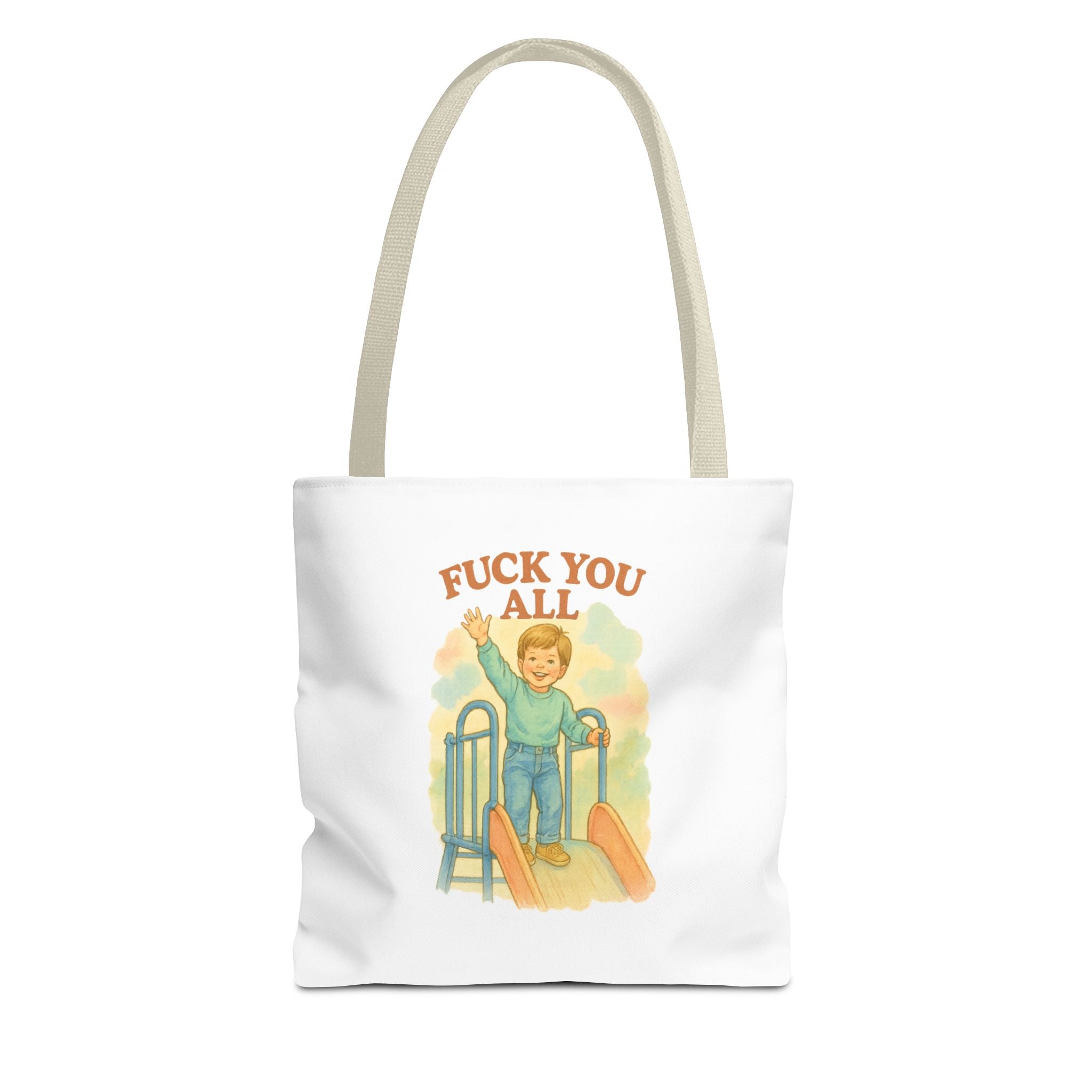 Fuck You All & Candy Chaos - Tote Bag  Fun Eco-Friendly Shoulder Bag