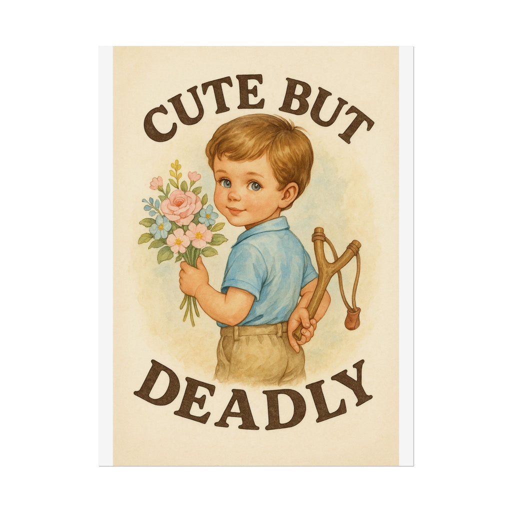 Cute But Deadly Poster 6" x 8"