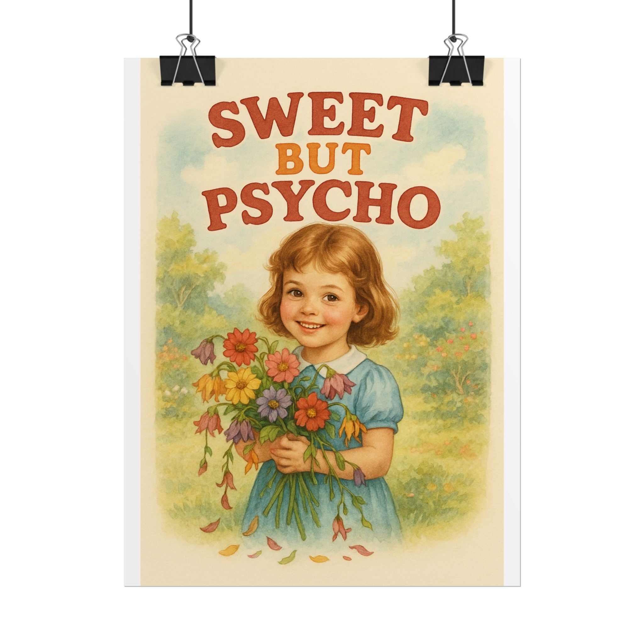 Sweet But Psycho Poster 6" x 8"