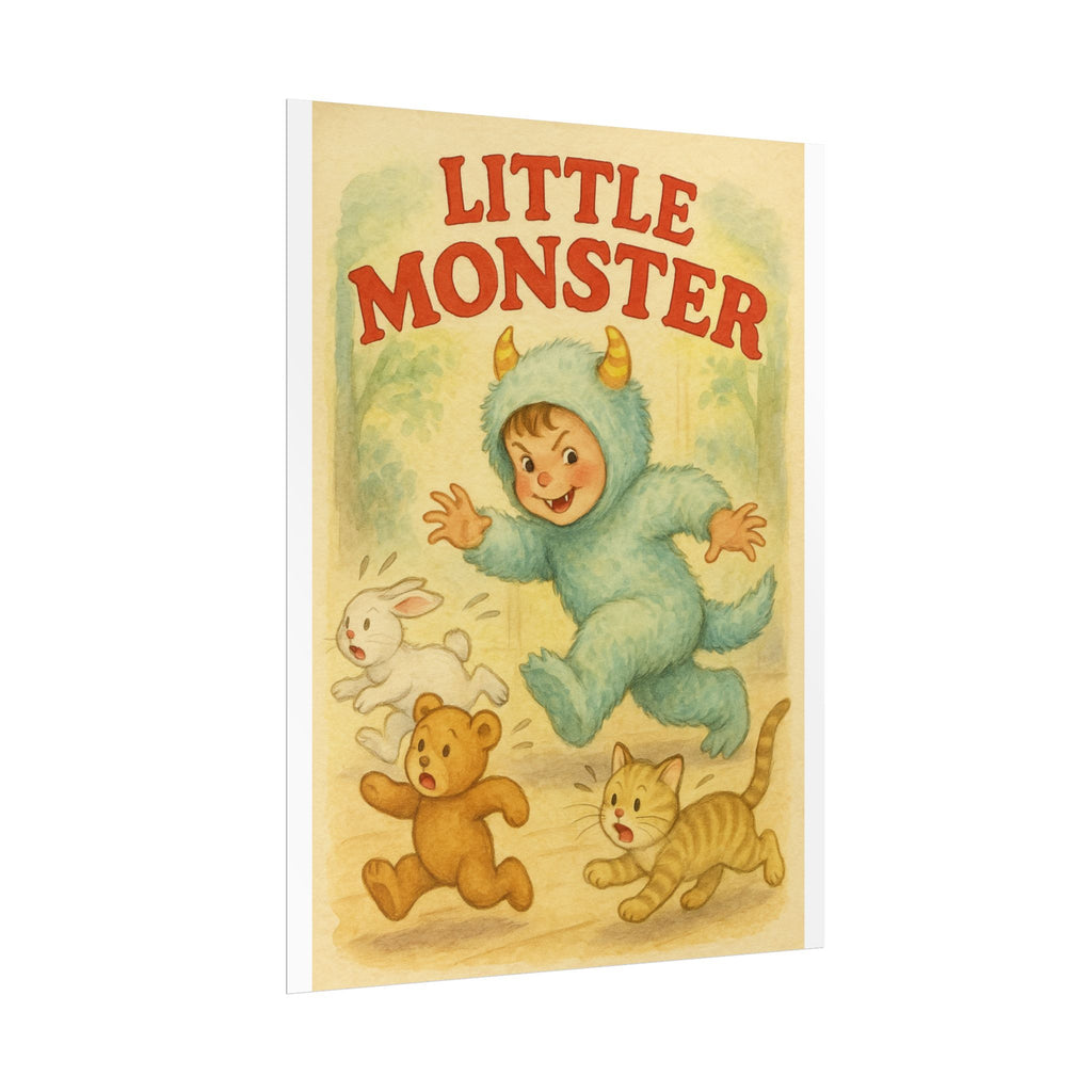 Little Monster Poster 6" x 8"
