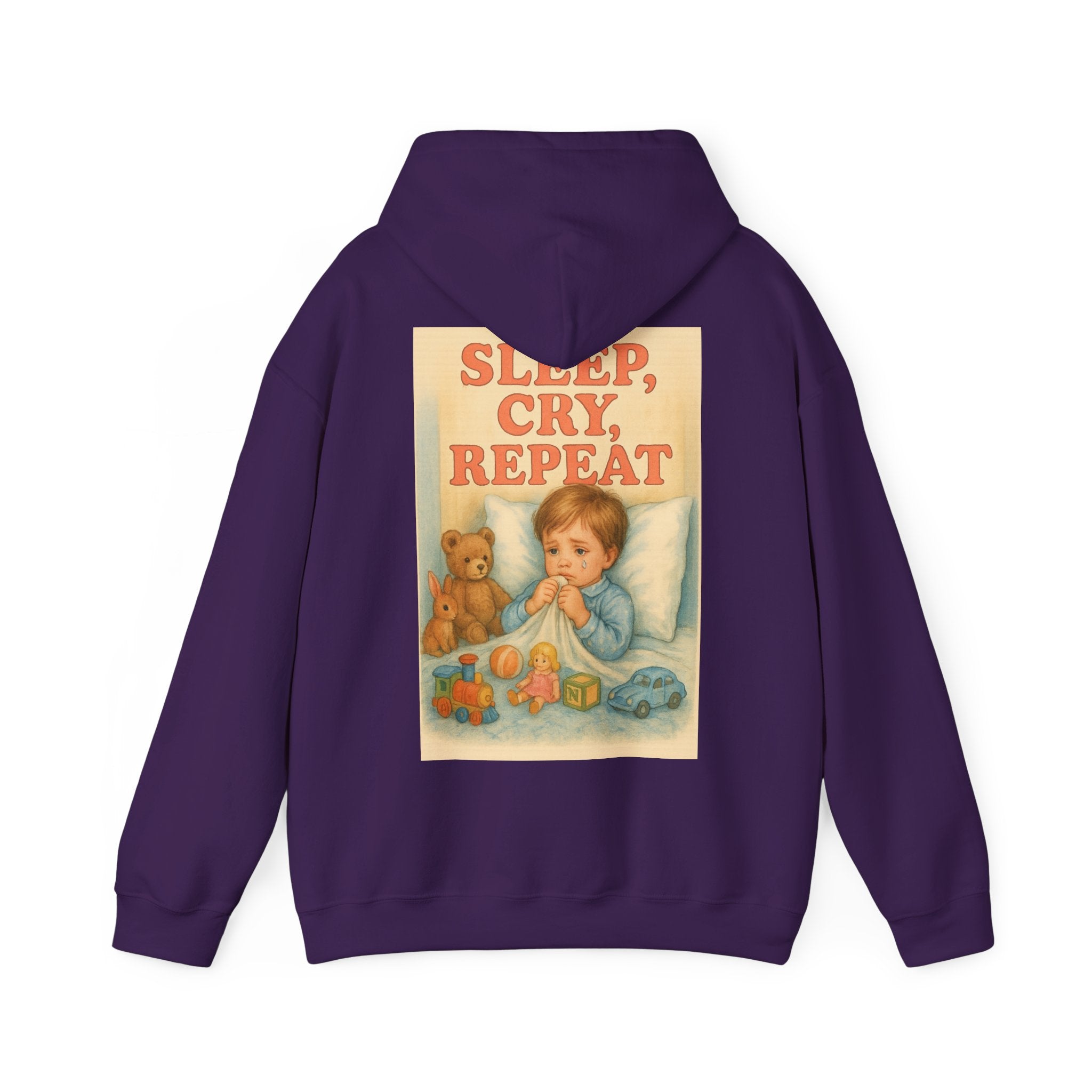 Sleep Cry Repeat - Unisex Funny Hoodie