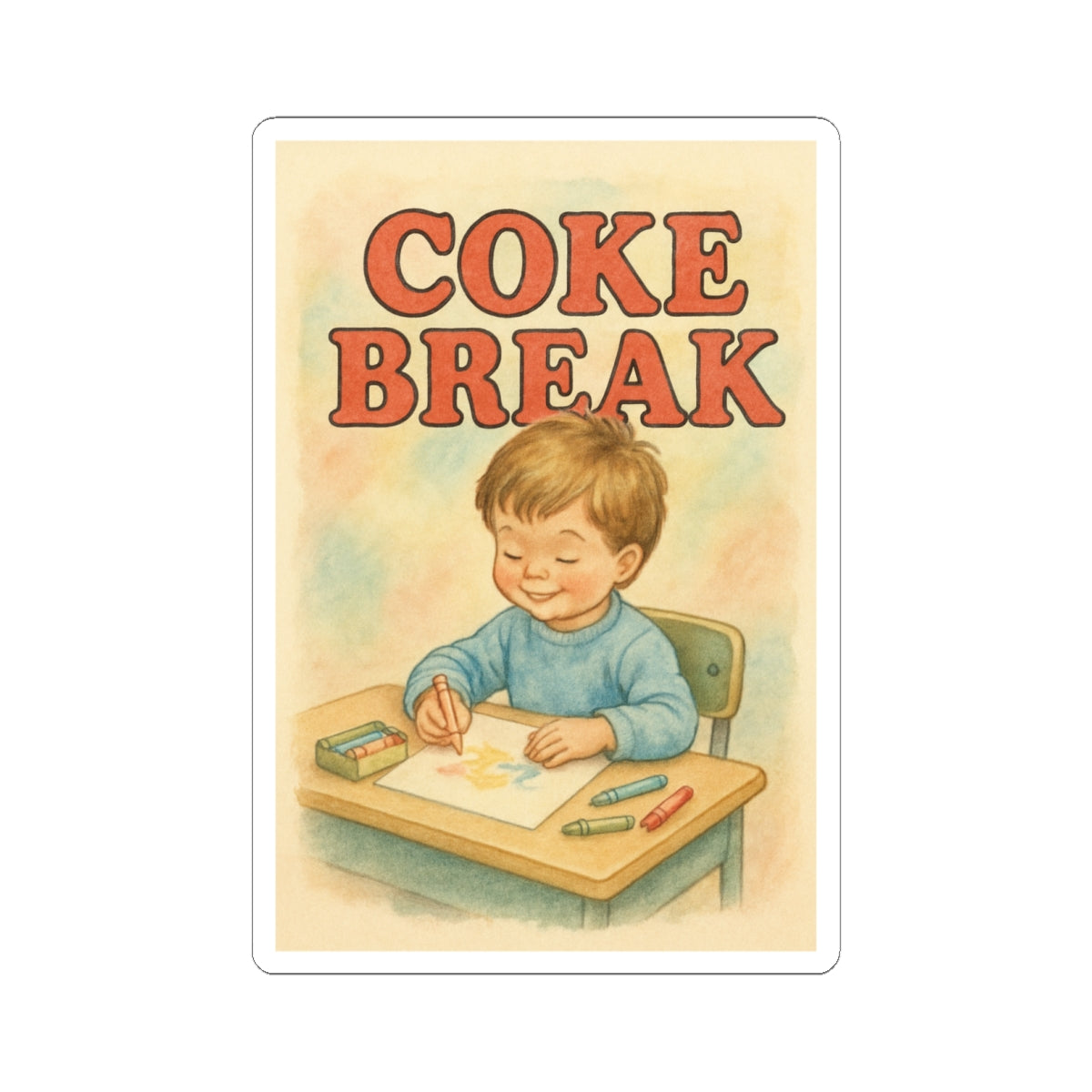 Coke Break Sticker