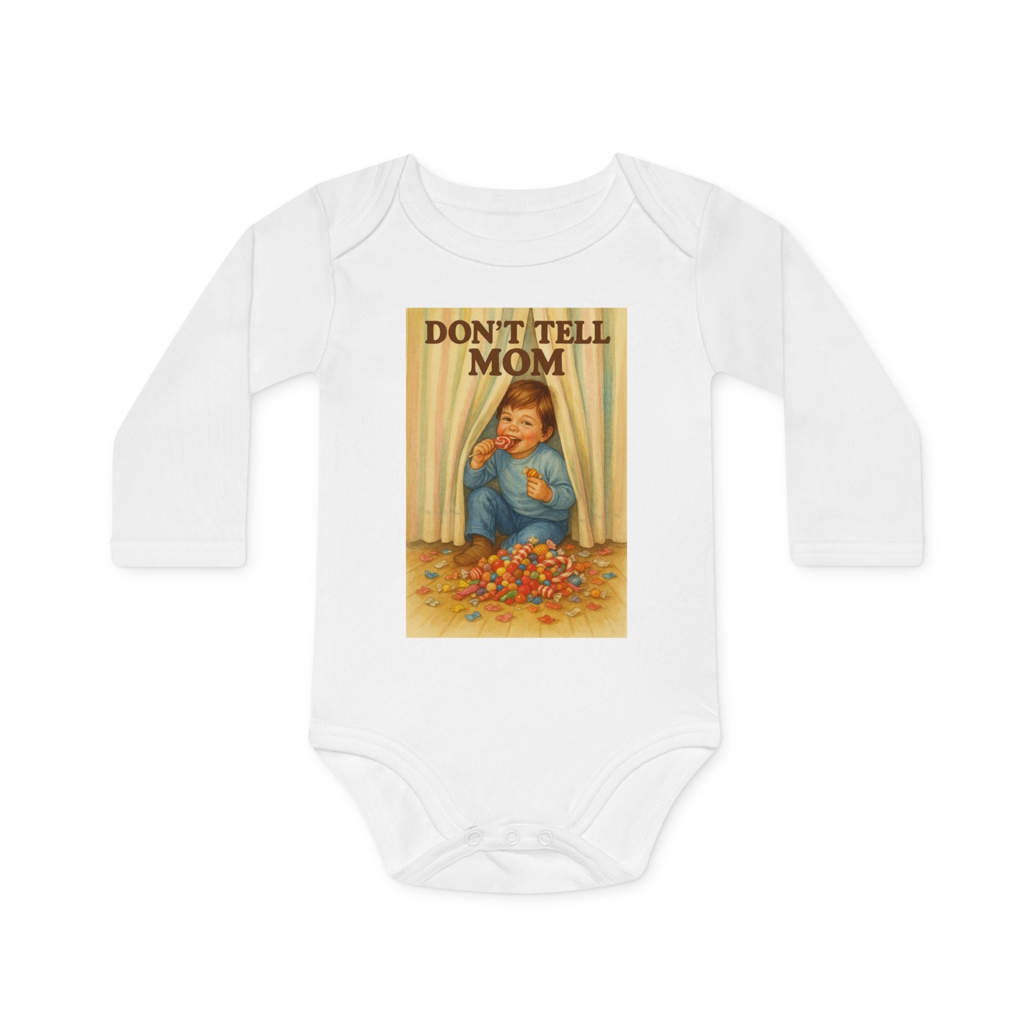 Don´t tell Mom - Funny Baby Bodysuit