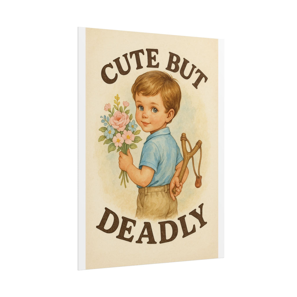 Cute But Deadly Poster 6" x 8"
