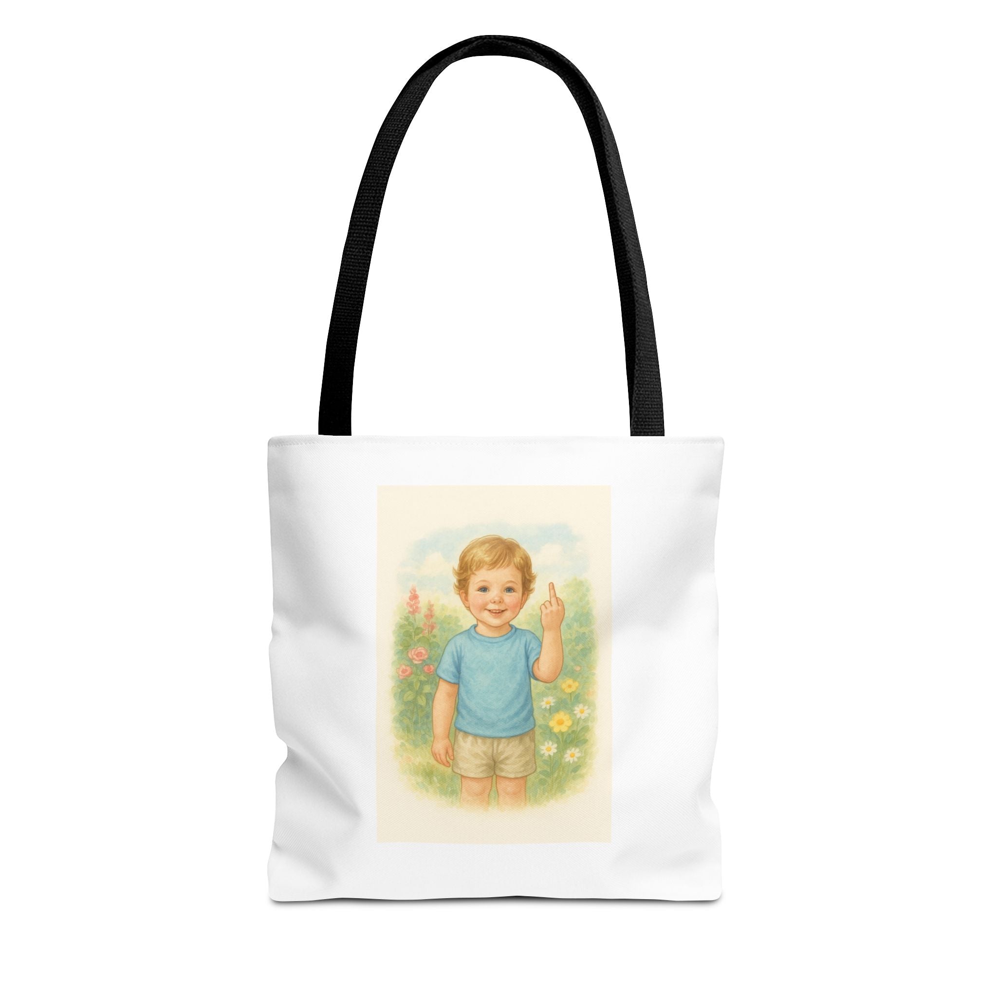 Middle Finger & Candy Chaos - Tote Bag  Fun Eco-Friendly Shoulder Bag