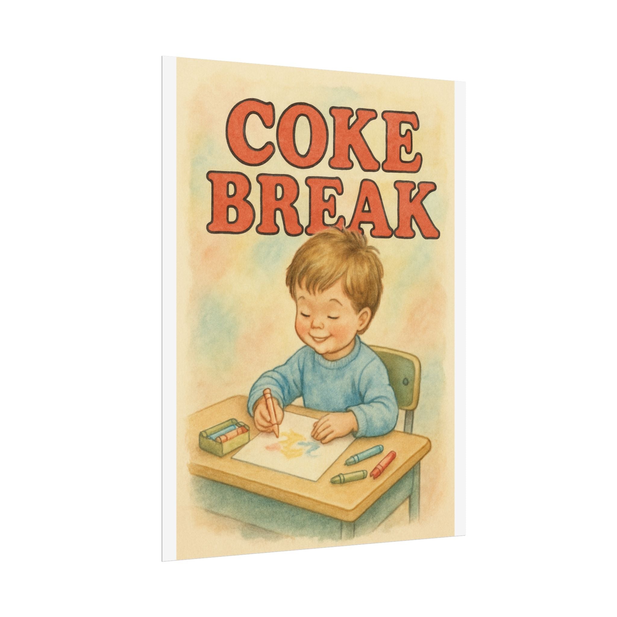 Coke Break Poster 6" x 8"