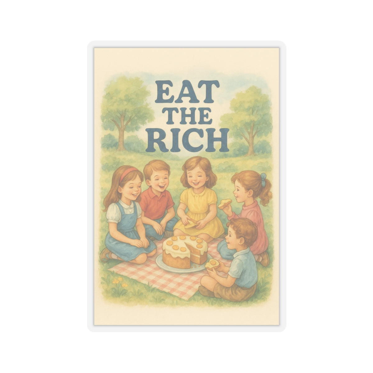 Eat The Rich Sticker