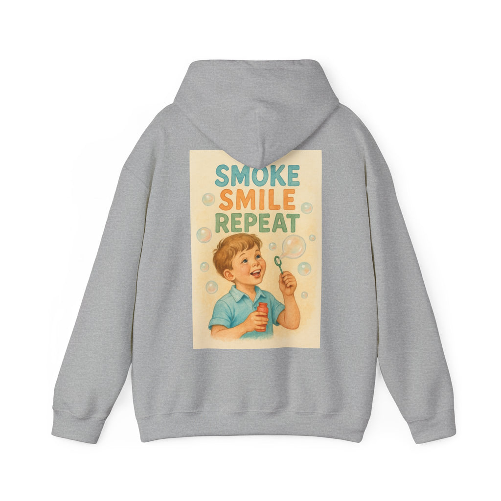Smoke Smile Repeat - Unisex Funny Hoodie
