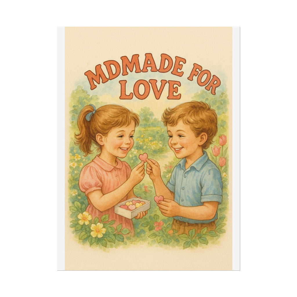 MDMAde For Love Poster 6" x 8"