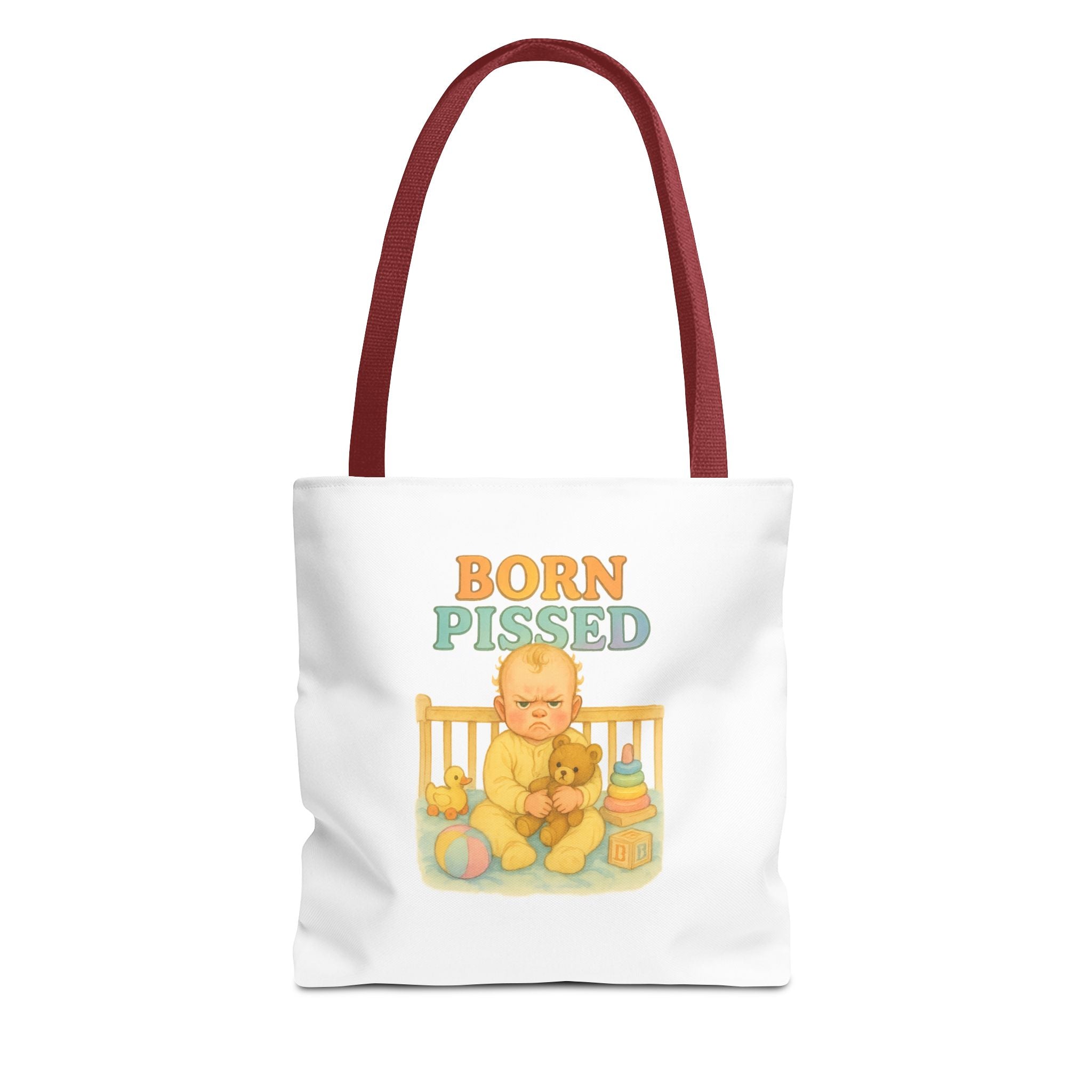 Born Pissed & Candy Chaos - Tote Bag  Fun Eco-Friendly Shoulder Bag