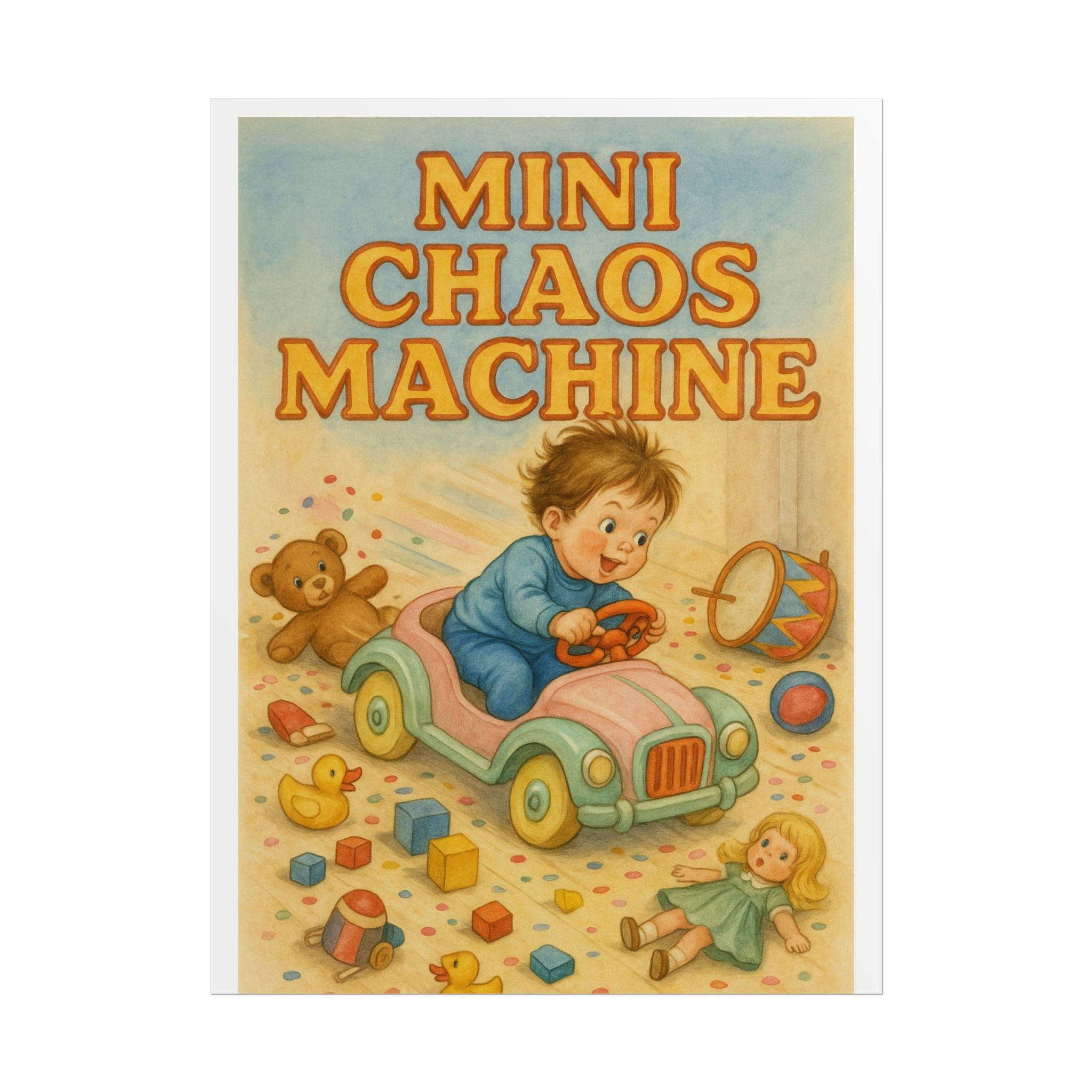 Mini Chaos Machine Poster 6" x 8"