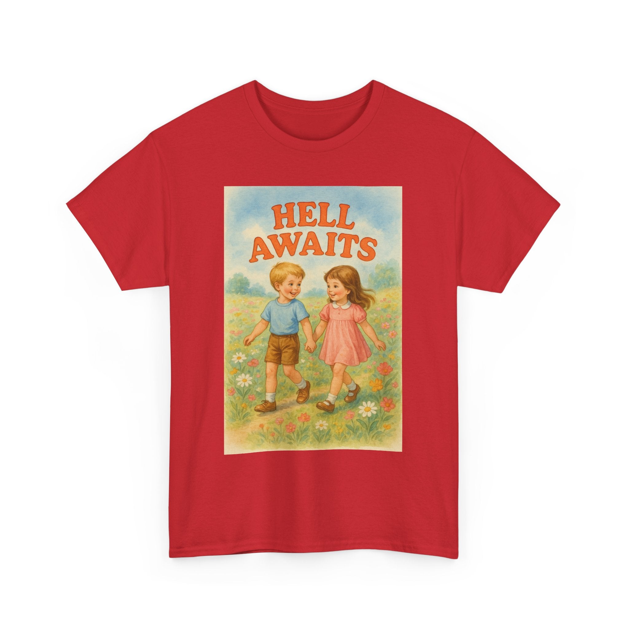 Hell Awaits - Unisex Funny T-Shirt