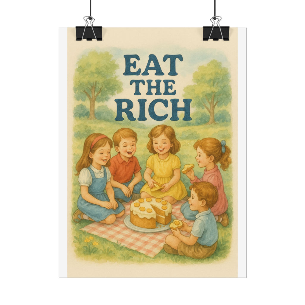 Eat The Rich Poster 6" x 8"