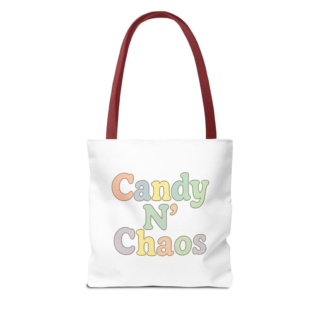Existential Crisis & Candy Chaos - Tote Bag  Fun Eco-Friendly Shoulder Bag