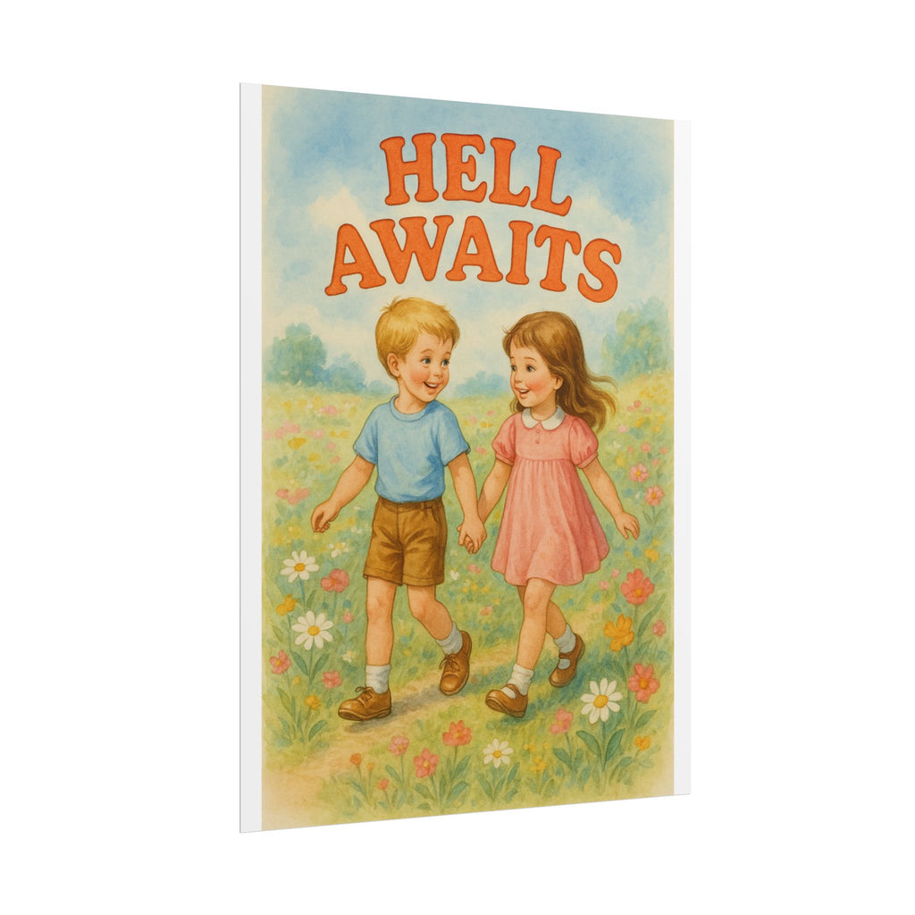 Hell Awaits 6" x 8"