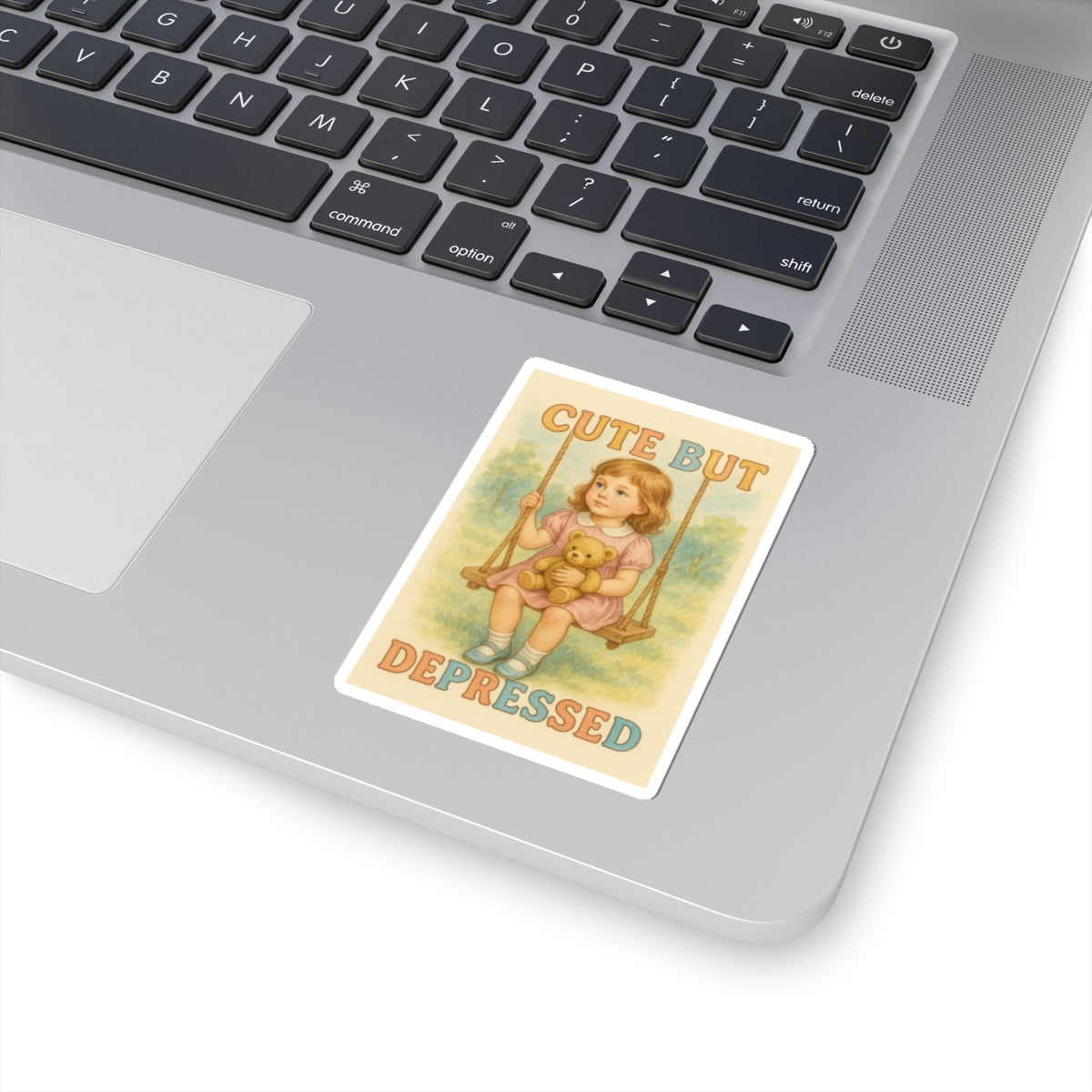 Cut But Depressed Sticker