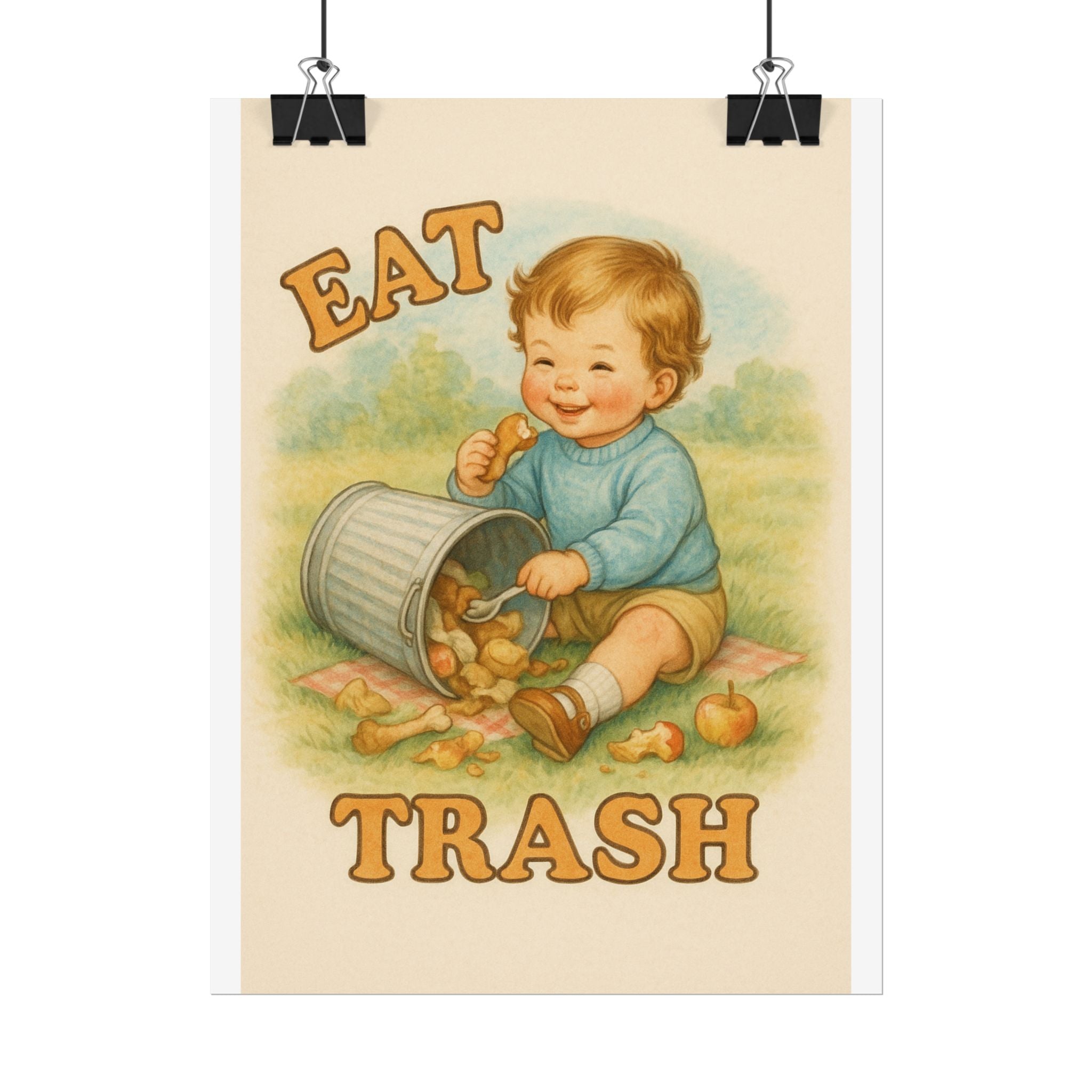 Eat Trash Poster 6" x 8"