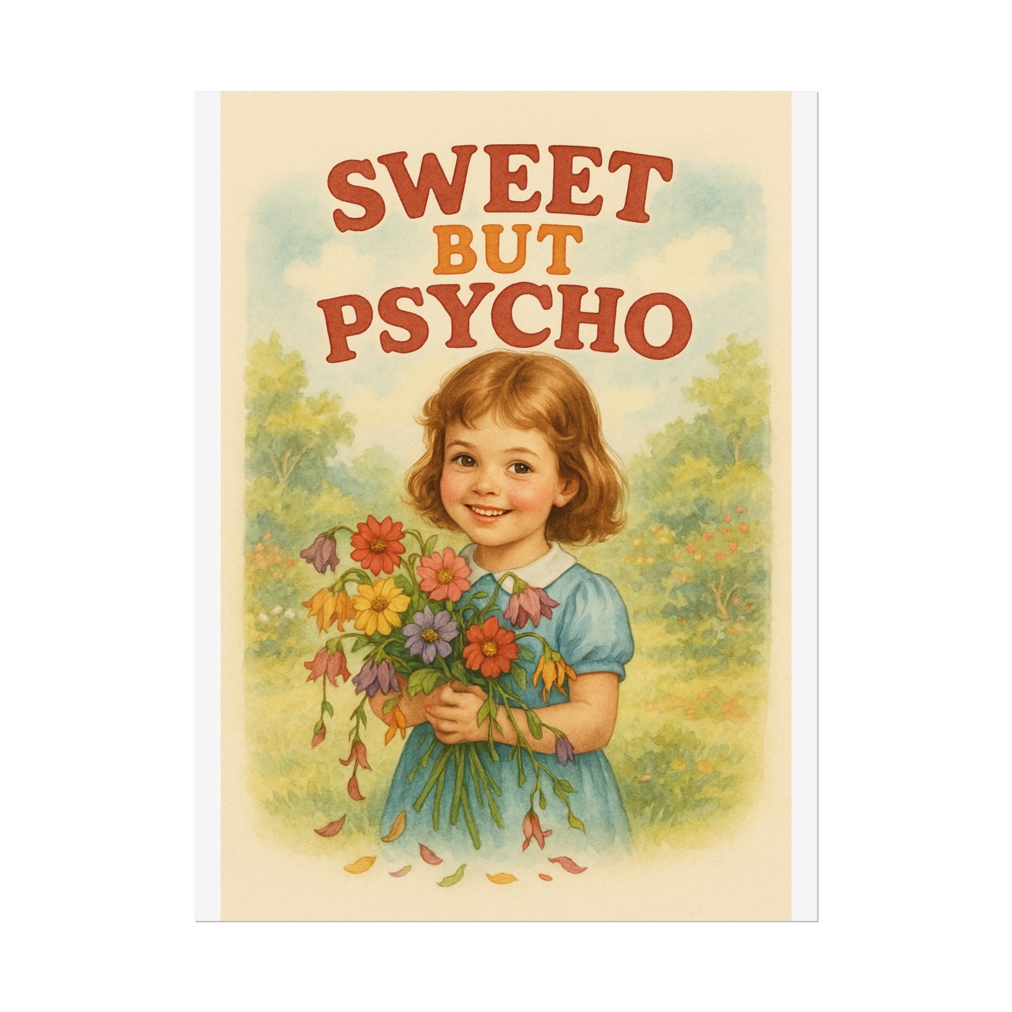 Sweet But Psycho Poster 6" x 8"