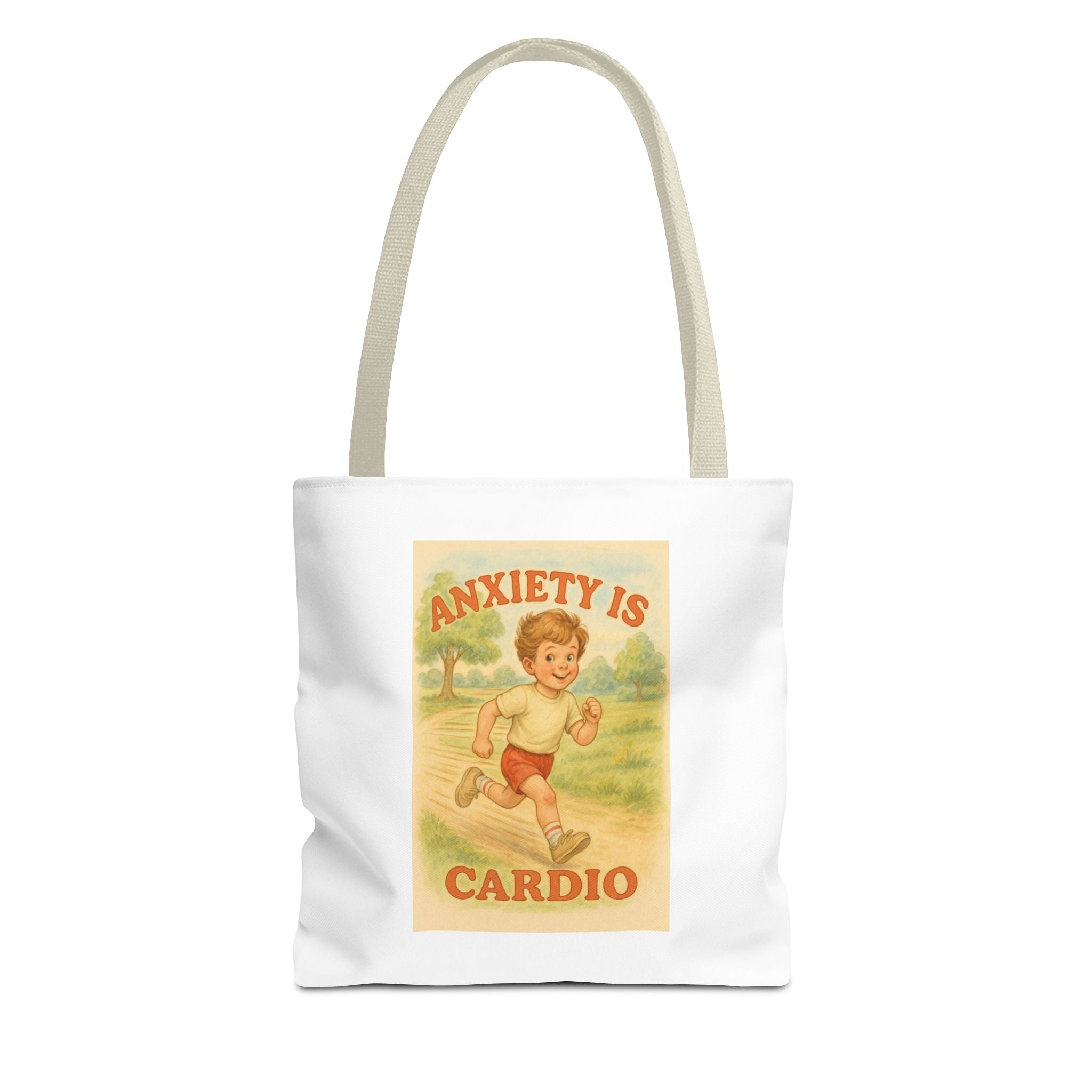 Anxiety Is My Cardio & Candy Chaos - Tote Bag  Fun Eco-Friendly Shoulder Bag
