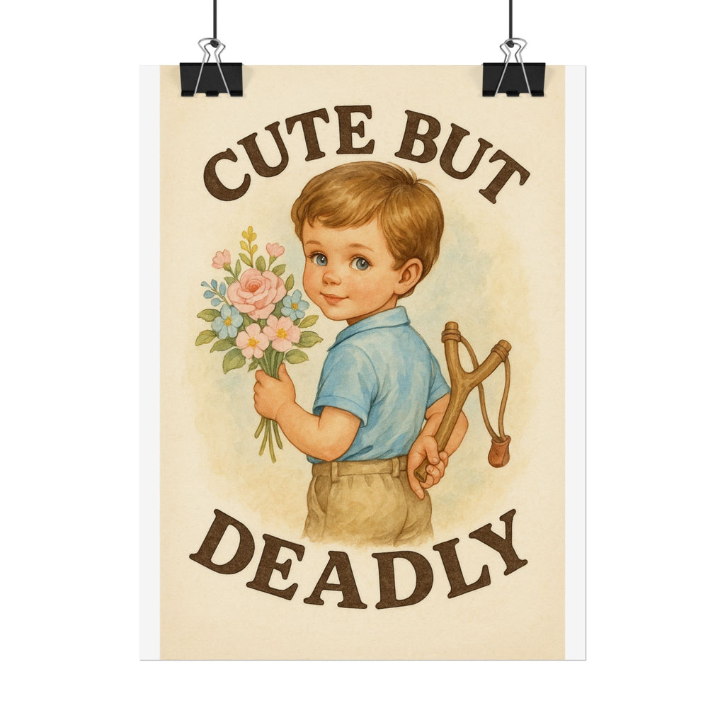 Cute But Deadly Poster 6" x 8"