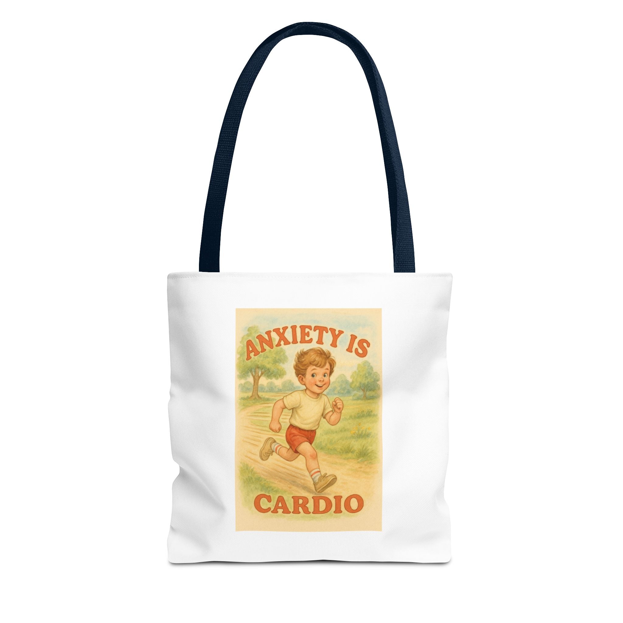Anxiety Is My Cardio & Candy Chaos - Tote Bag  Fun Eco-Friendly Shoulder Bag
