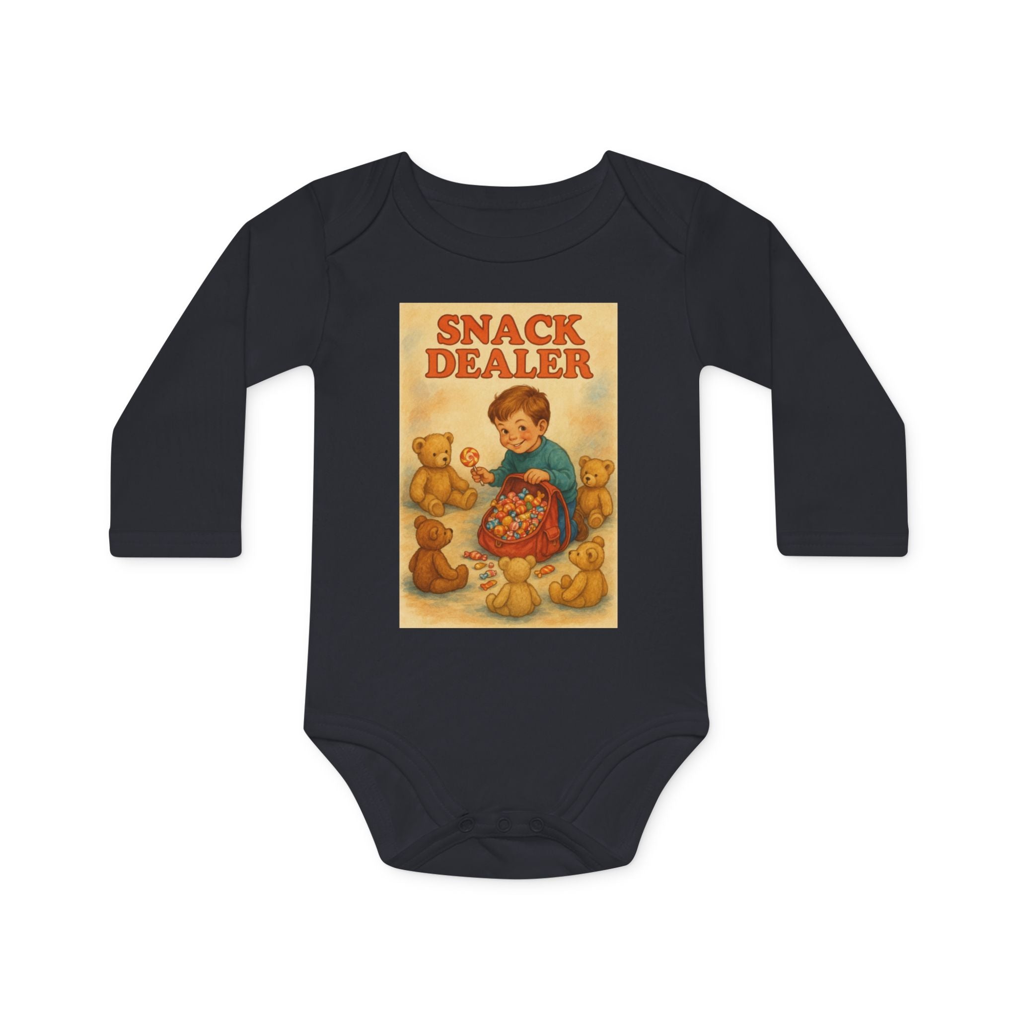 Snack Dealer - Funny Baby Bodysuit