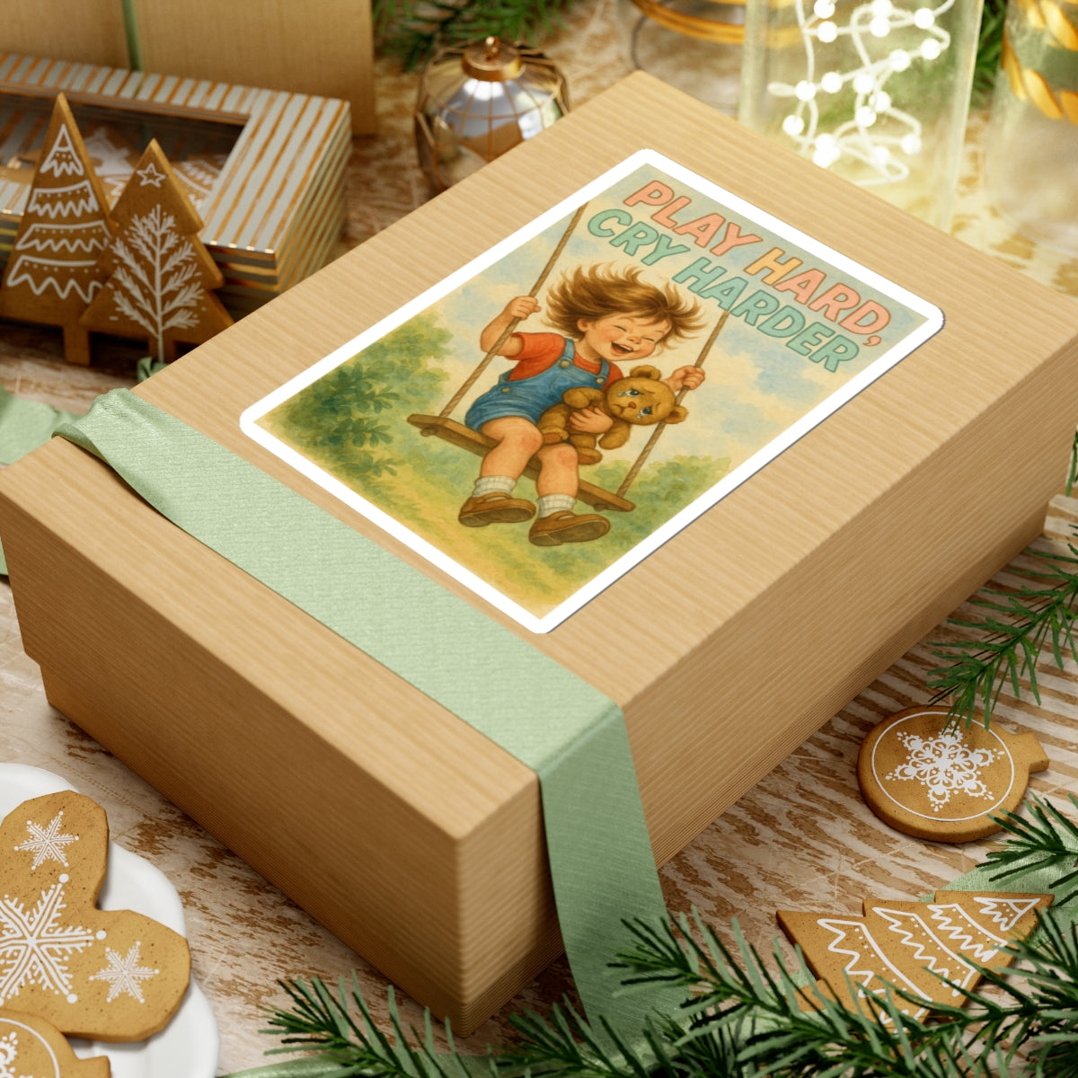 Play Hard Cry Harder Sticker