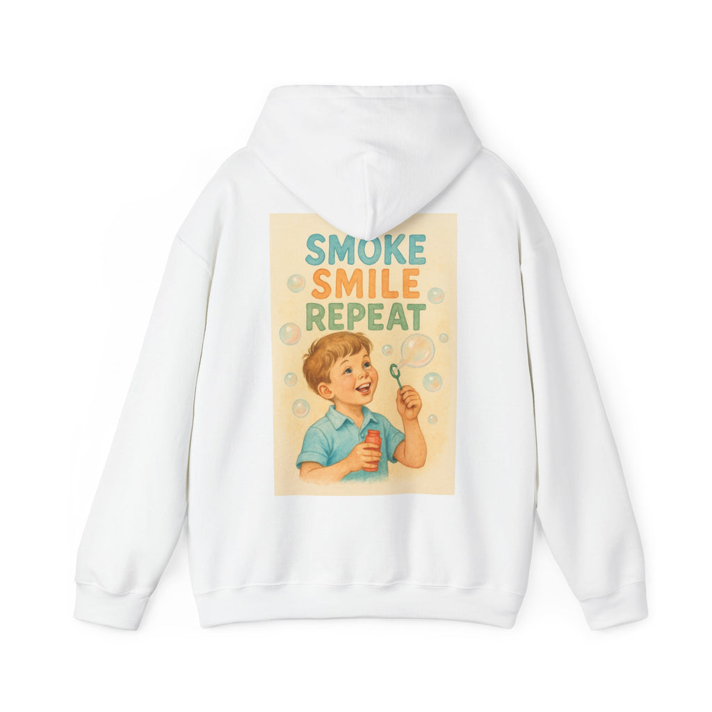 Smoke Smile Repeat - Unisex Funny Hoodie
