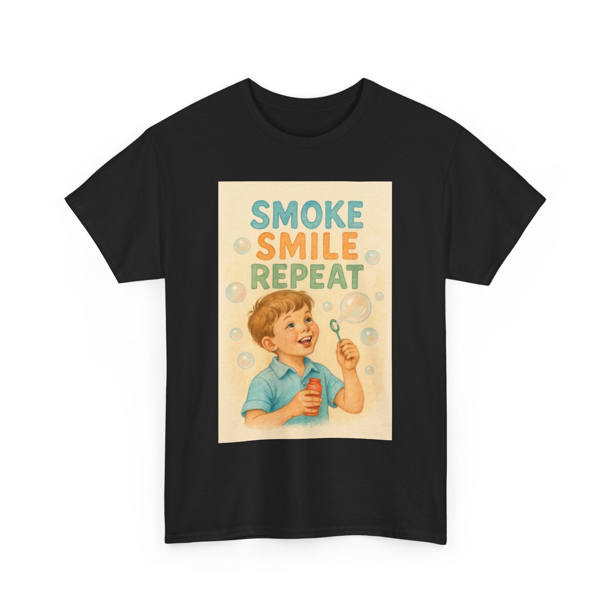 Smoke, Smile, Repeat - Unisex Funny T-Shirt