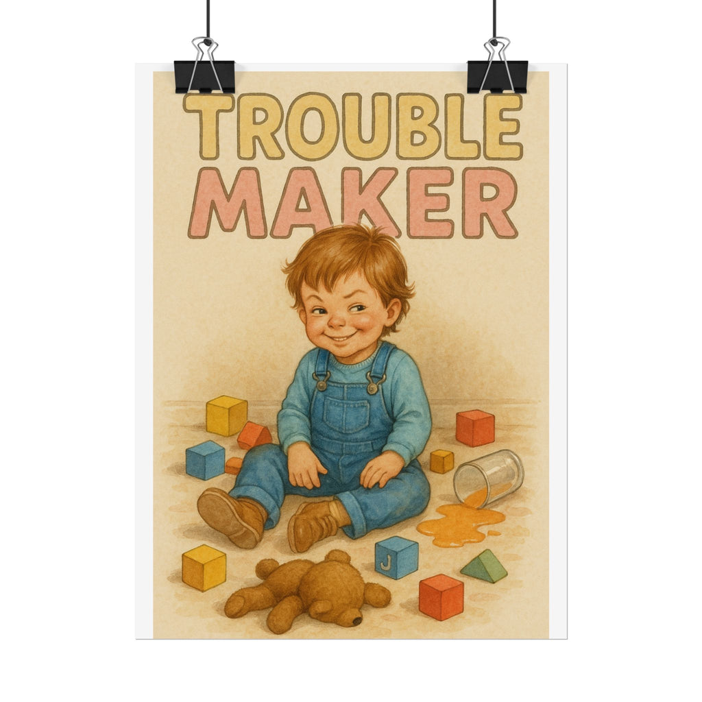 Trouble Maker Poster 6" x 8"