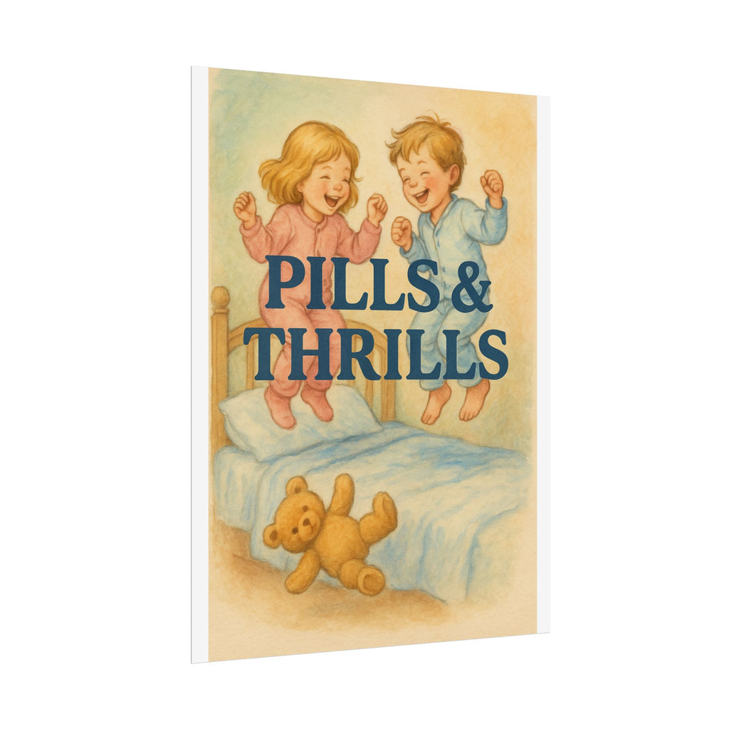 Pills & Thrills Poster 6" x 8"