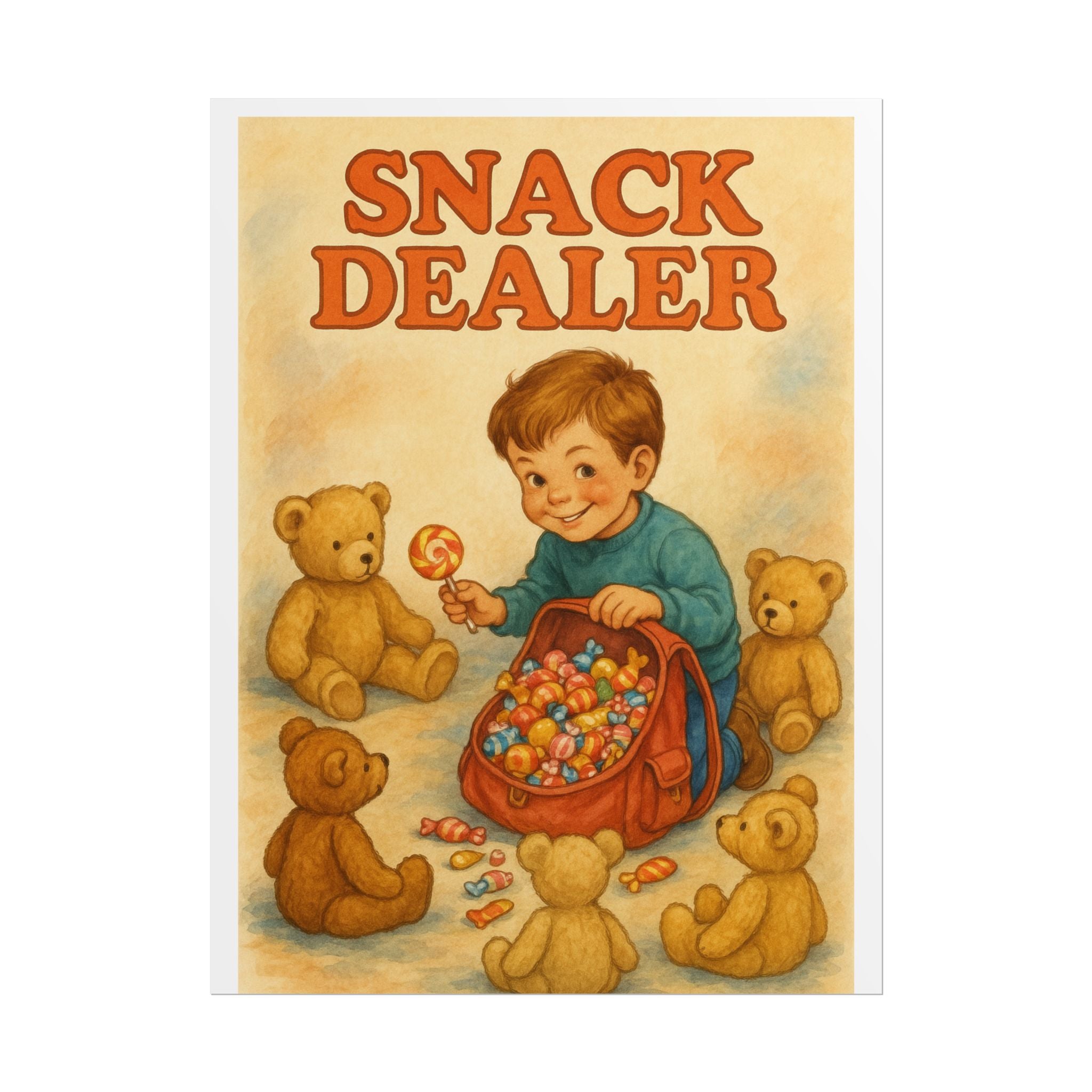 Snack Dealer Poster 6" x 8"