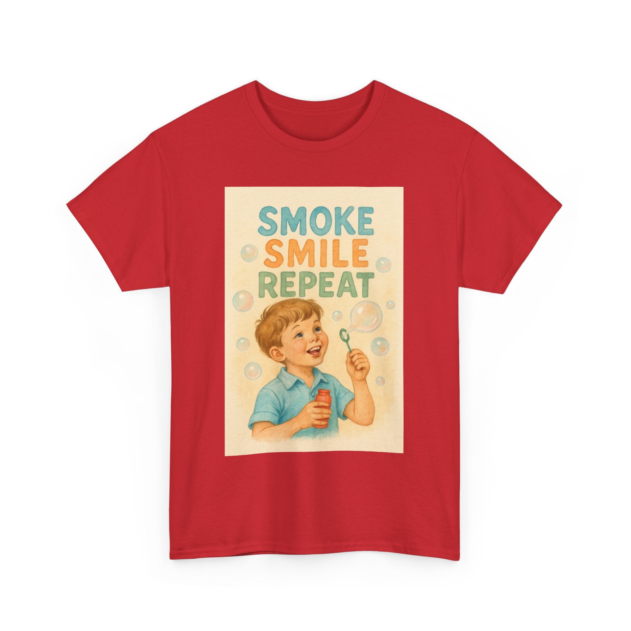 Smoke, Smile, Repeat - Unisex Funny T-Shirt