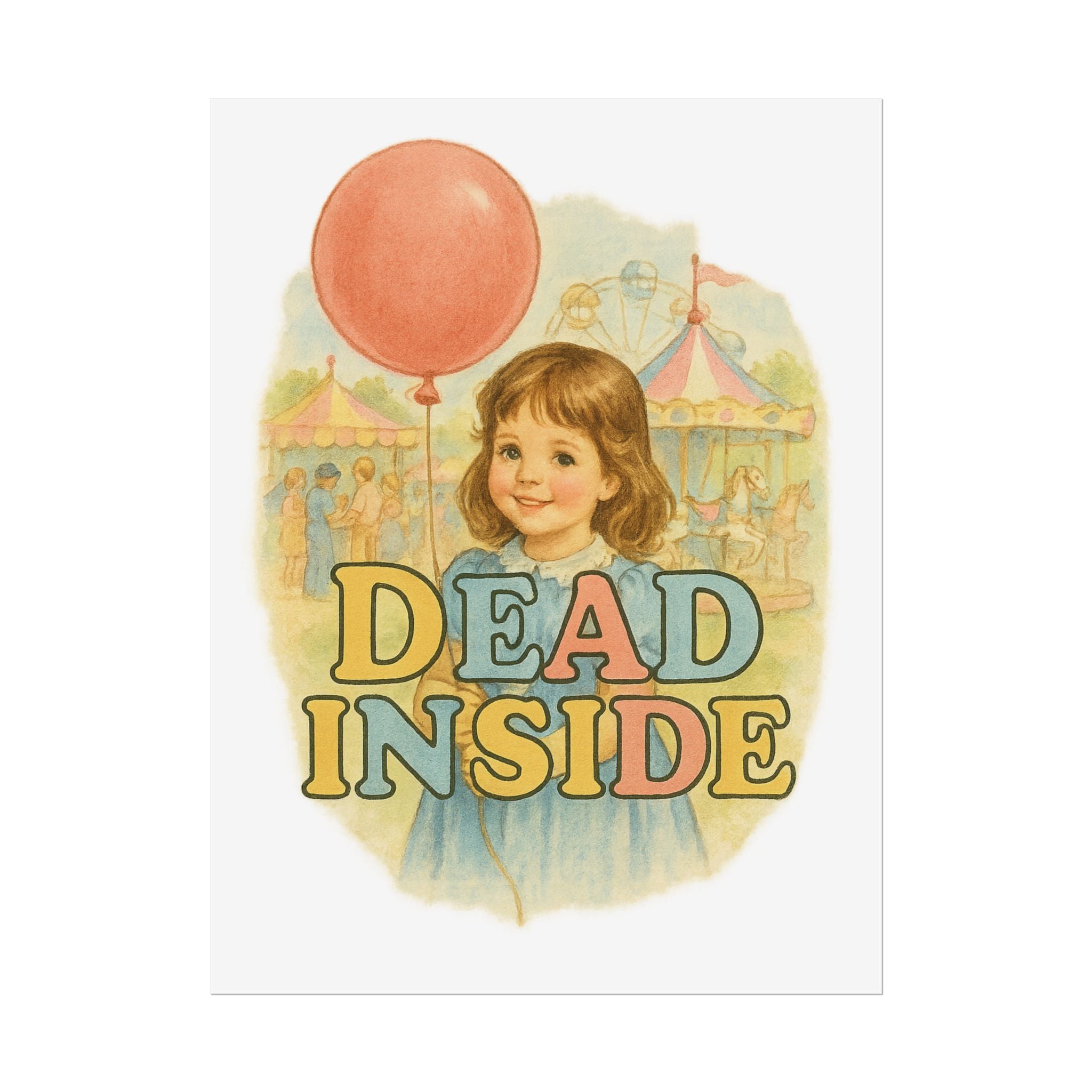 Dead Inside Poster 6" x 8"