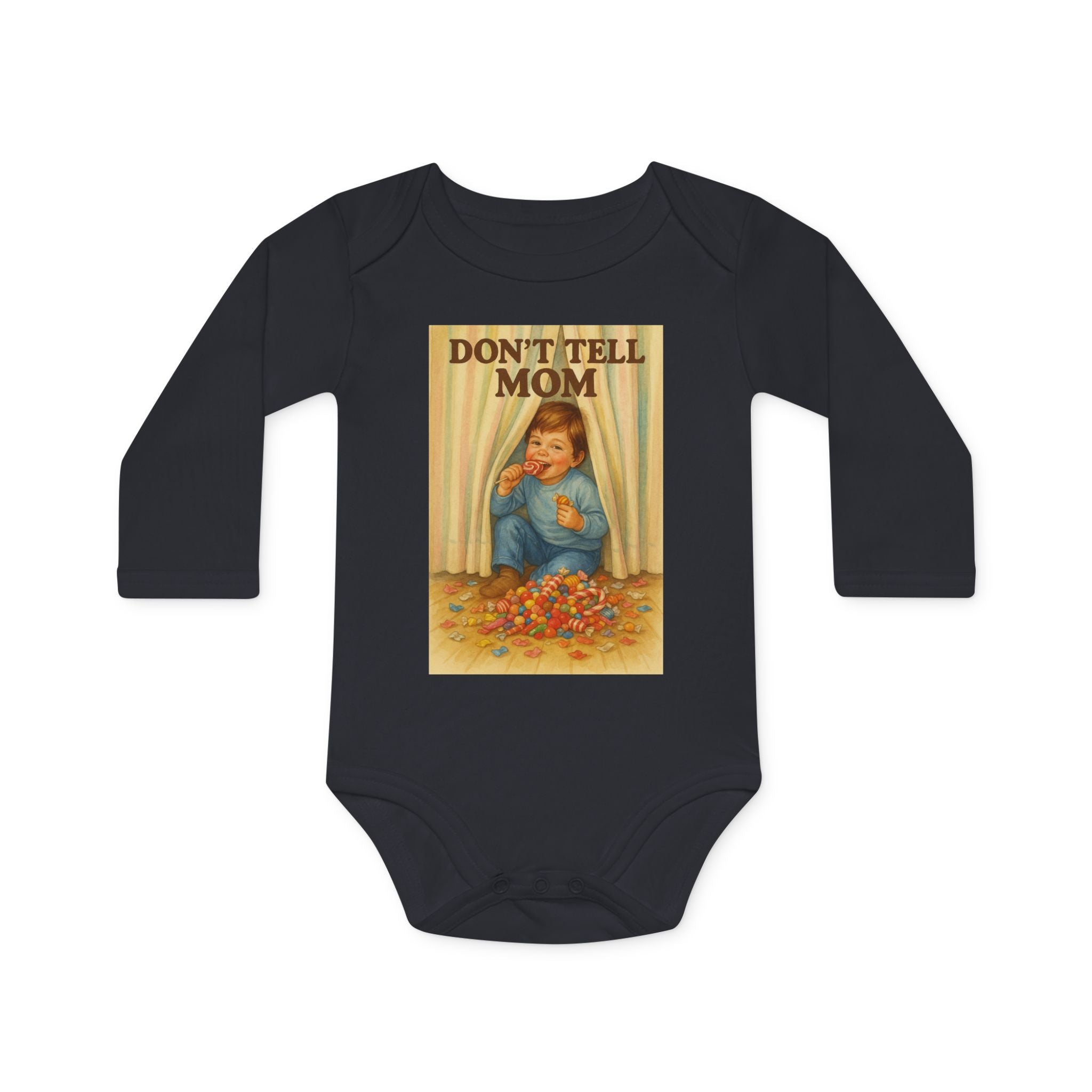 Don´t tell Mom - Funny Baby Bodysuit