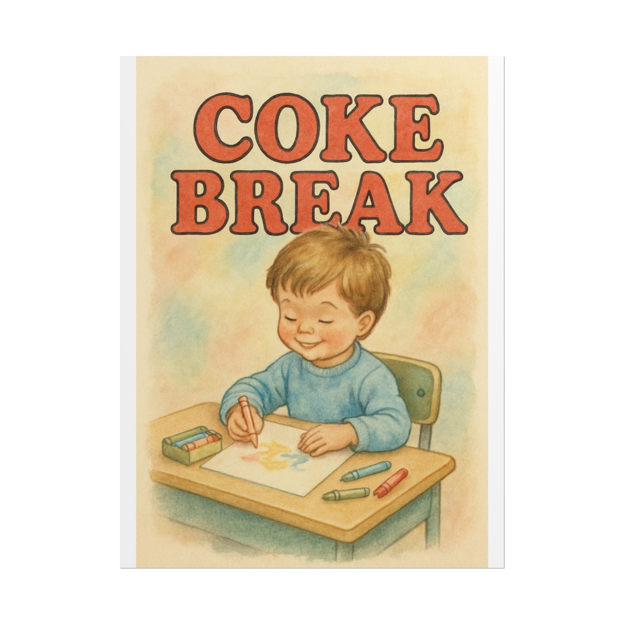 Coke Break Poster 6" x 8"