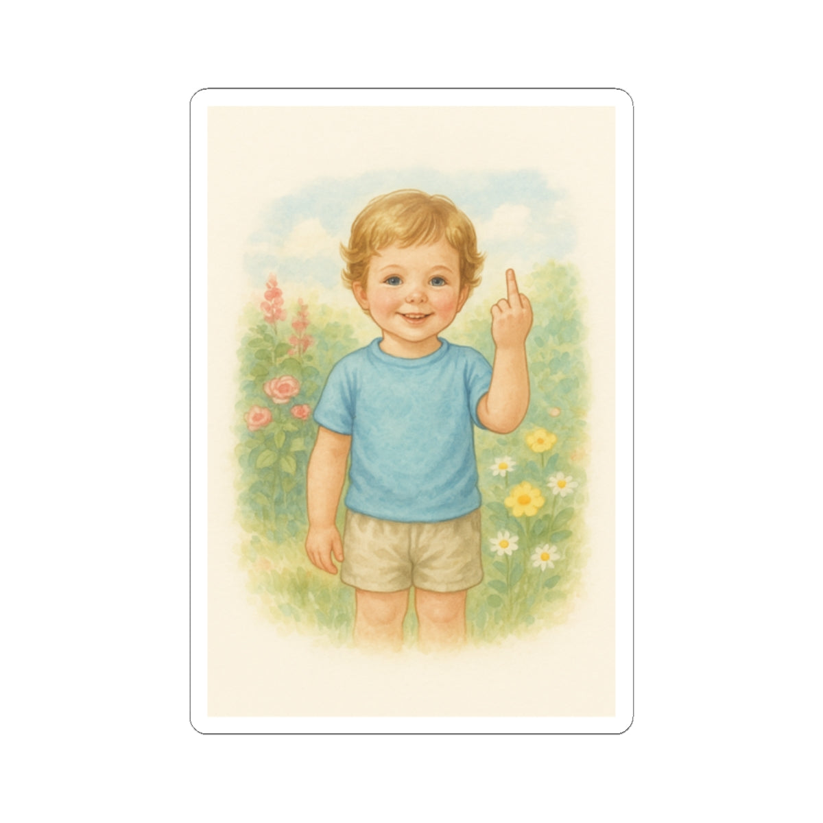 Middle Finger Sticker