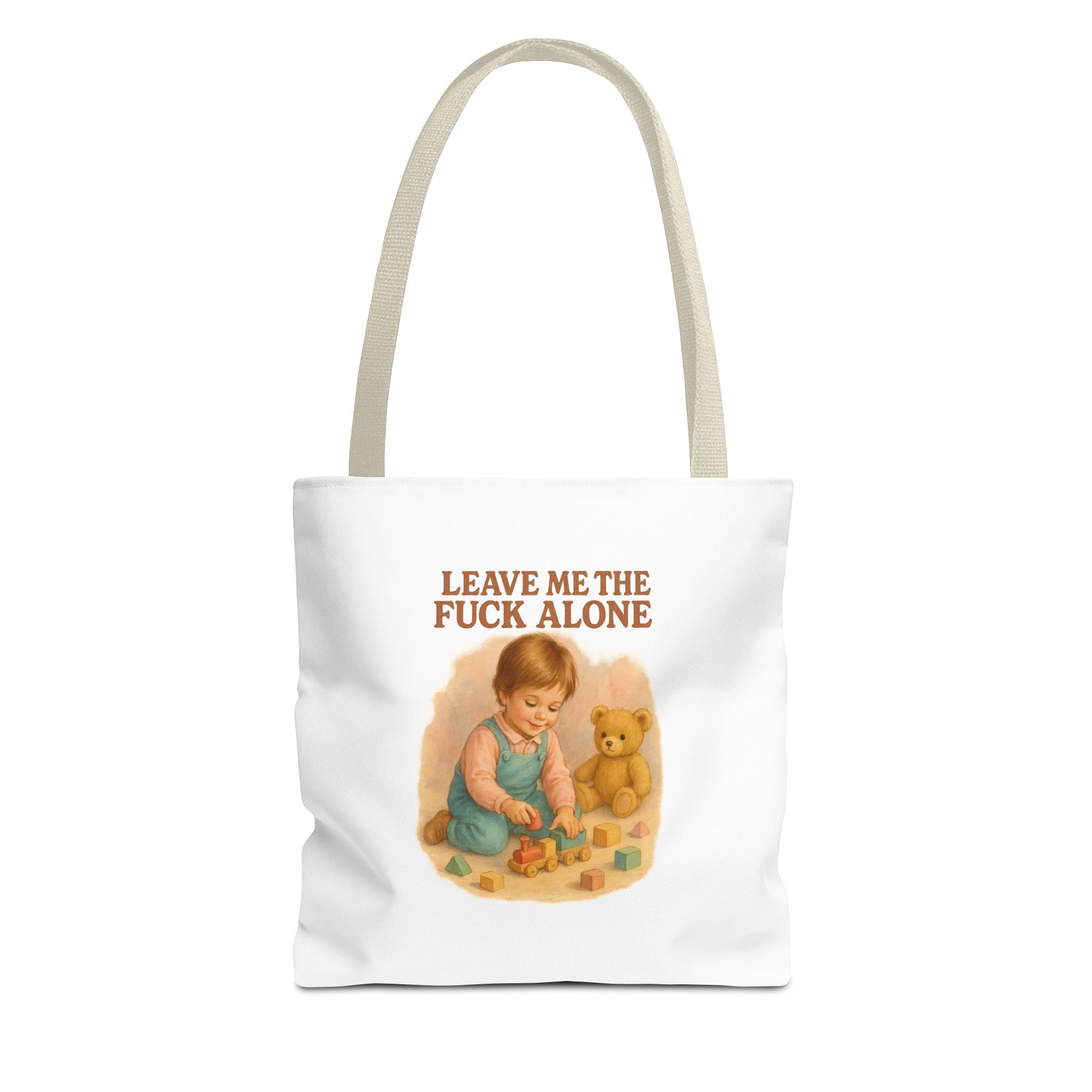 Leave Me The Fuck Alone & Candy Chaos - Tote Bag  Fun Eco-Friendly Shoulder Bag