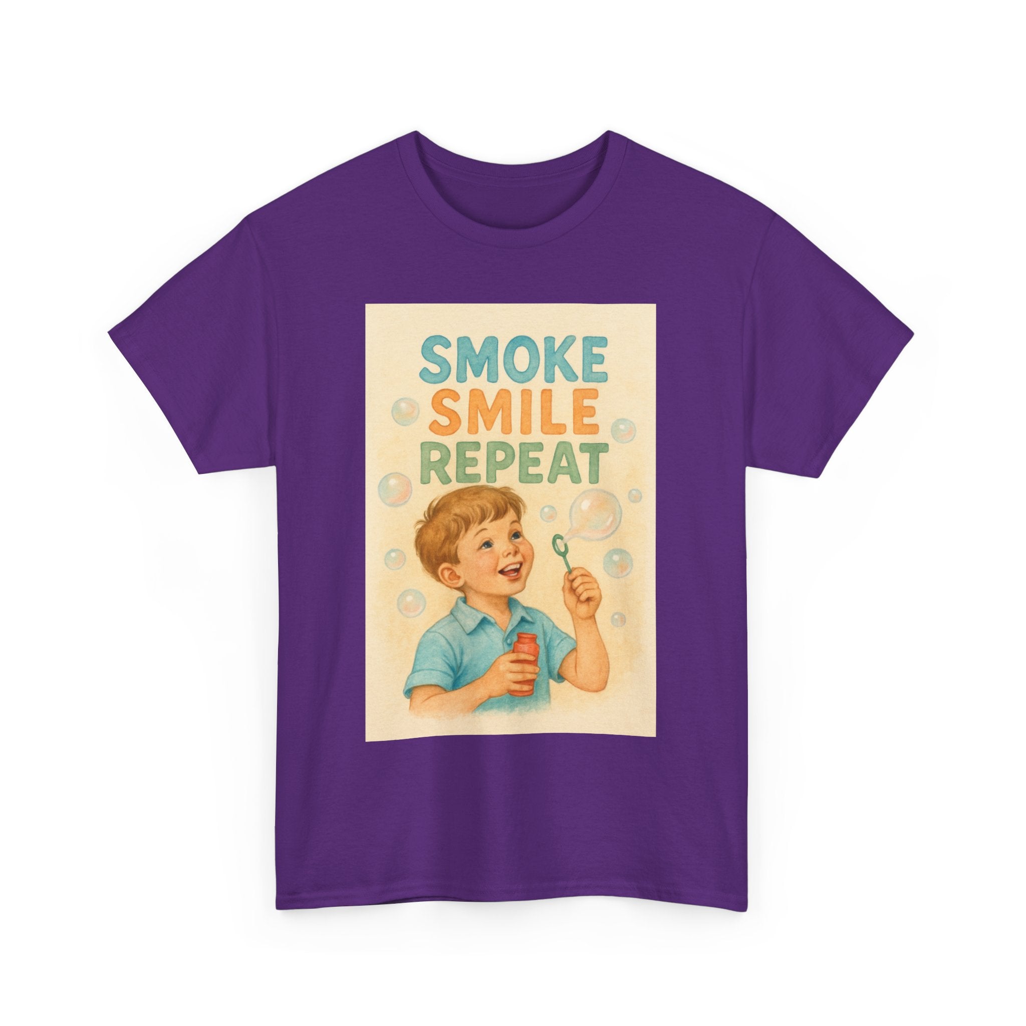 Smoke, Smile, Repeat - Unisex Funny T-Shirt