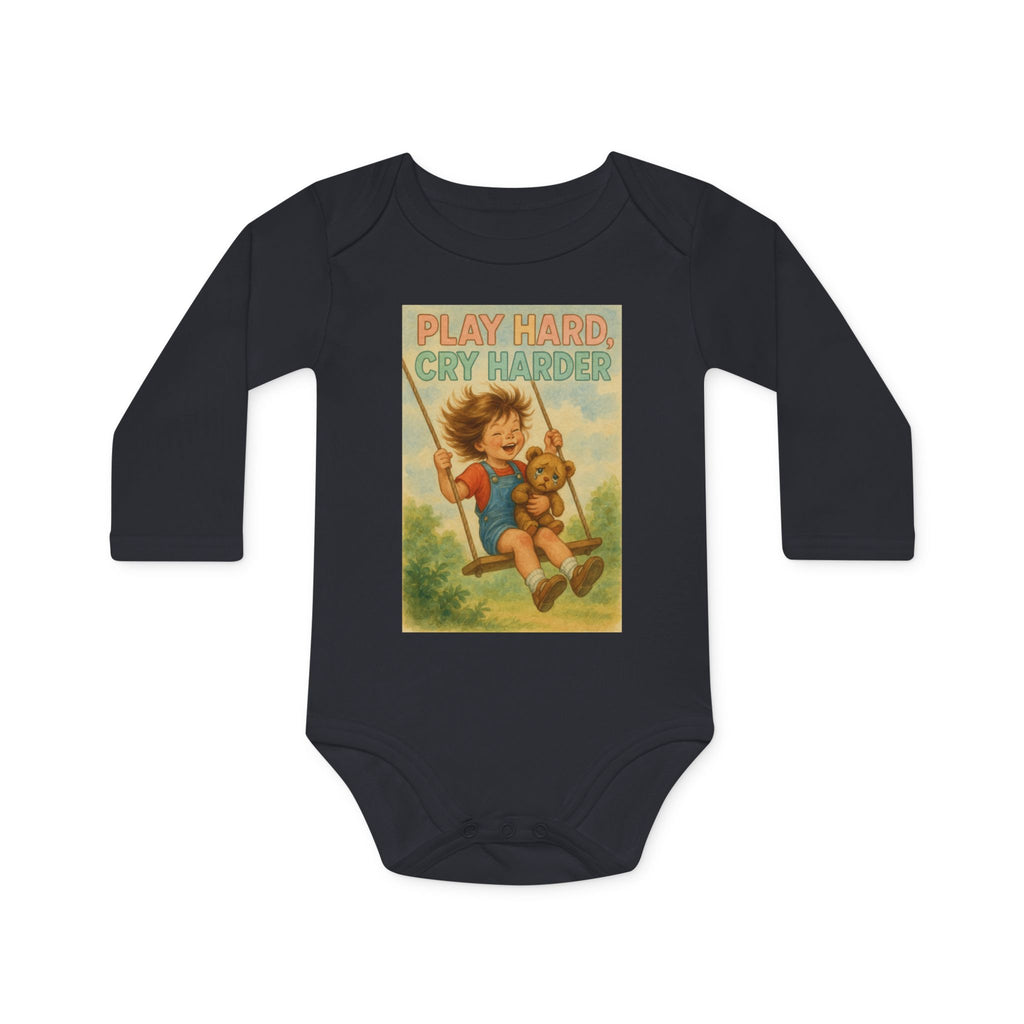 Play Hard, Cry Harder - Funny Baby Bodysuit