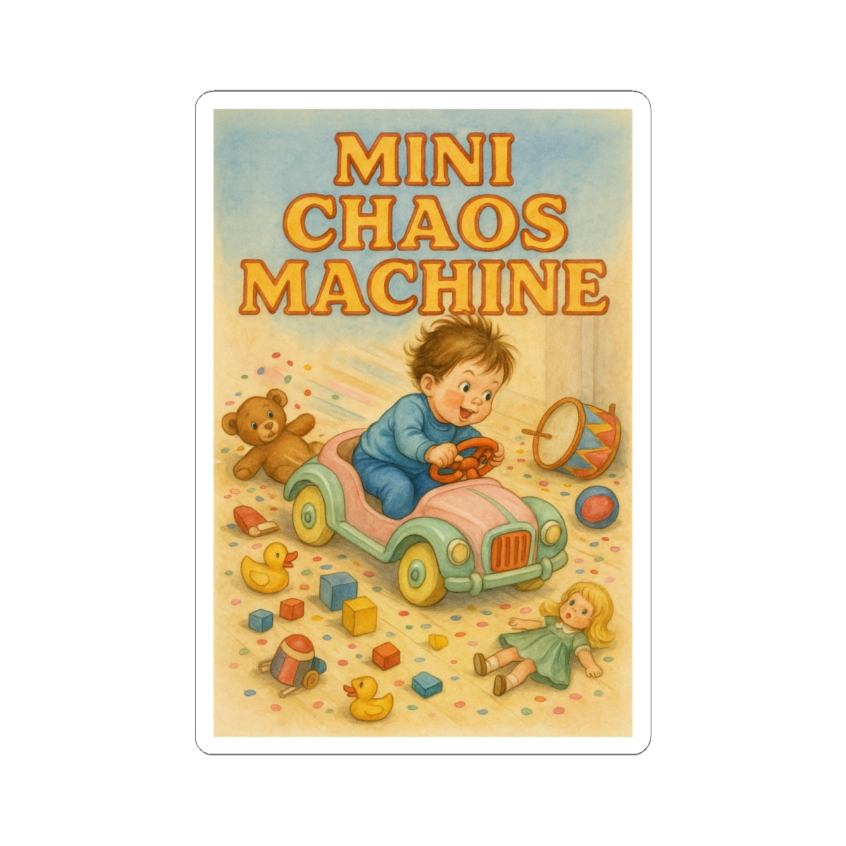 Mini Chaos Machine Sticker