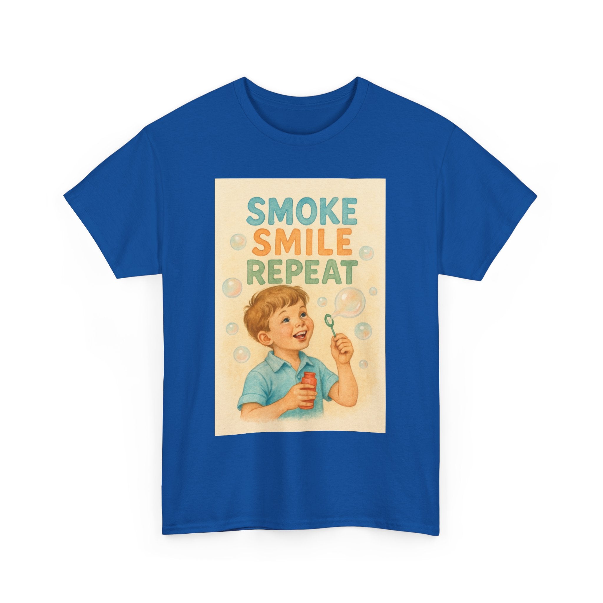 Smoke, Smile, Repeat - Unisex Funny T-Shirt