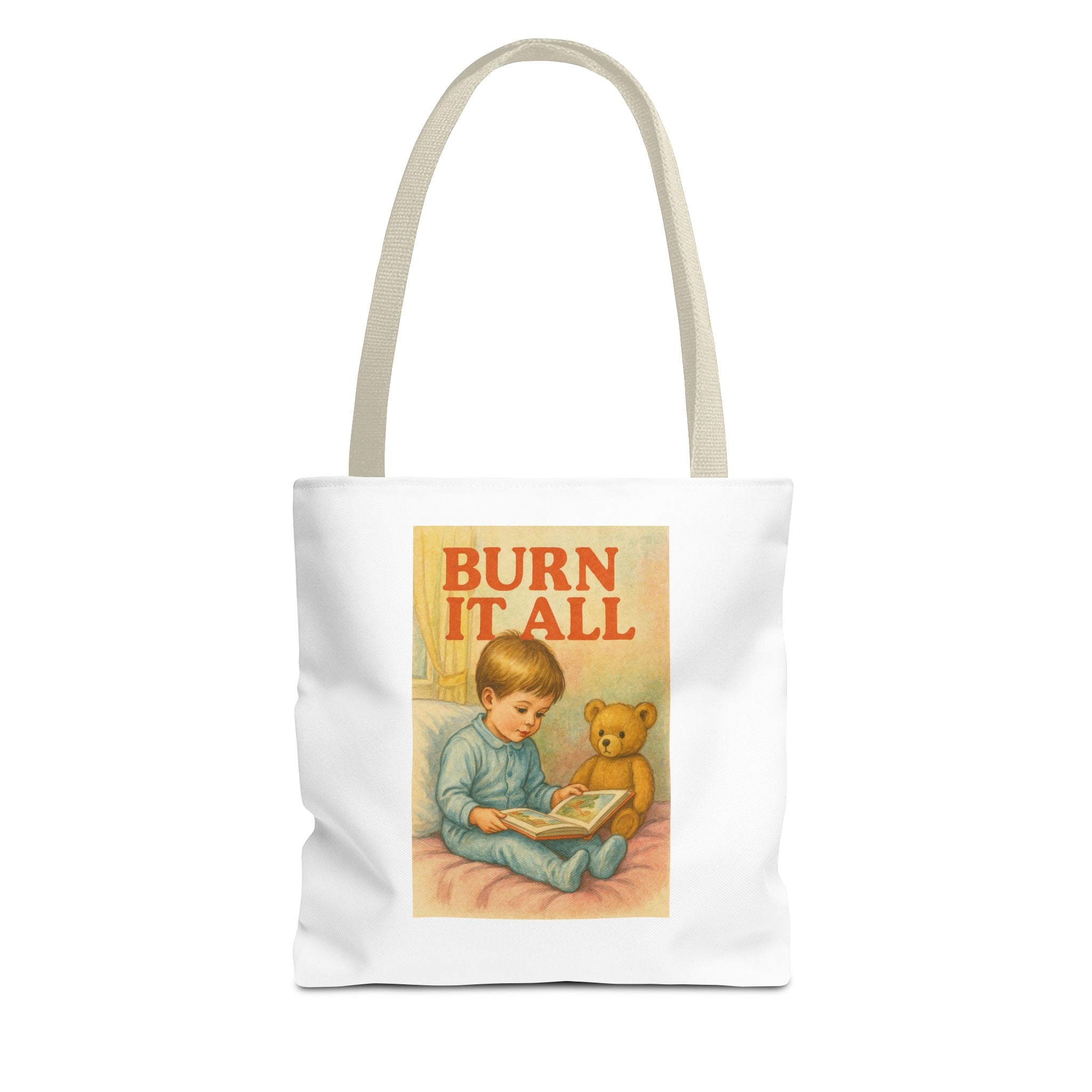 Burn It All & Candy Chaos - Tote Bag  Fun Eco-Friendly Shoulder Bag