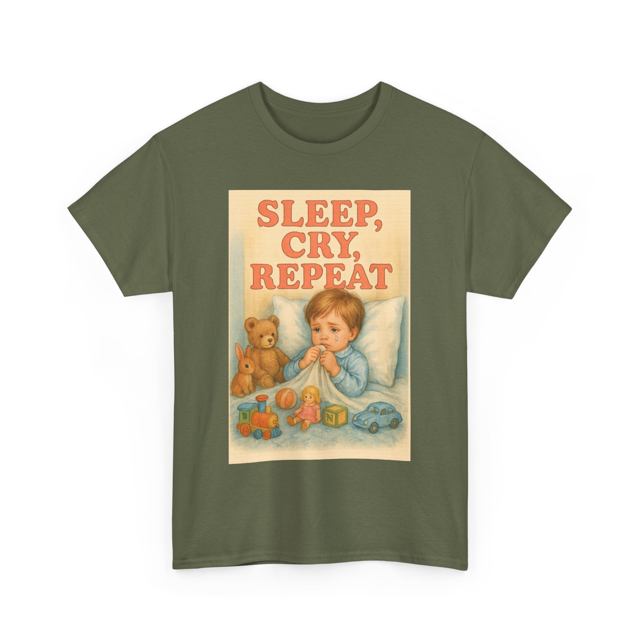 Sleep Cry Repeat - Unisex Funny T-Shirt