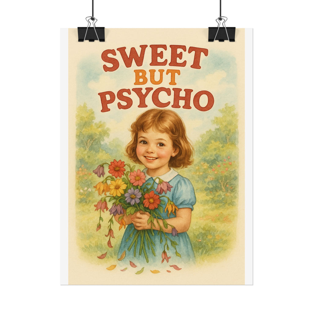 Sweet But Psycho Poster 6" x 8"
