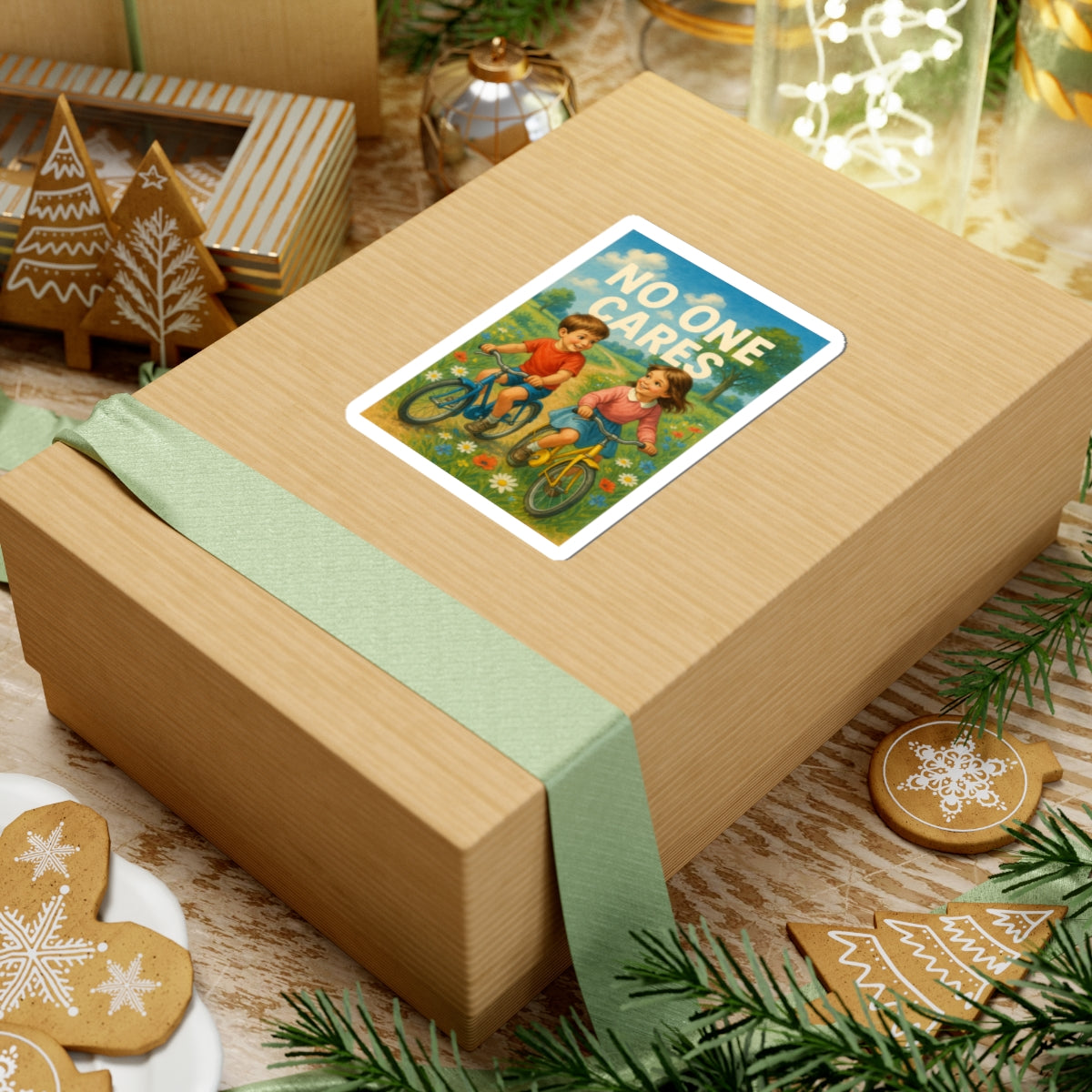 No One Cares Sticker